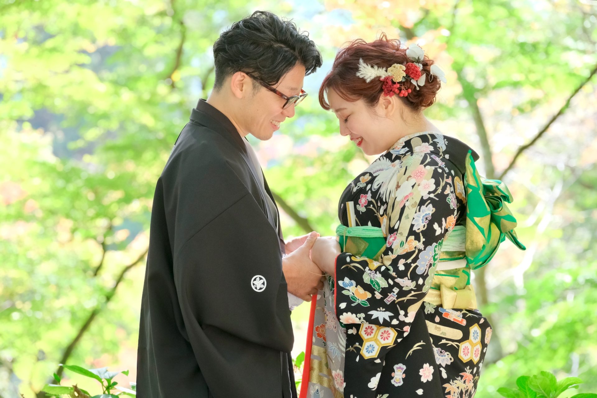 長谷寺の仏前結婚式】黒引きの上に白無垢を重ねた花嫁 | ブログ