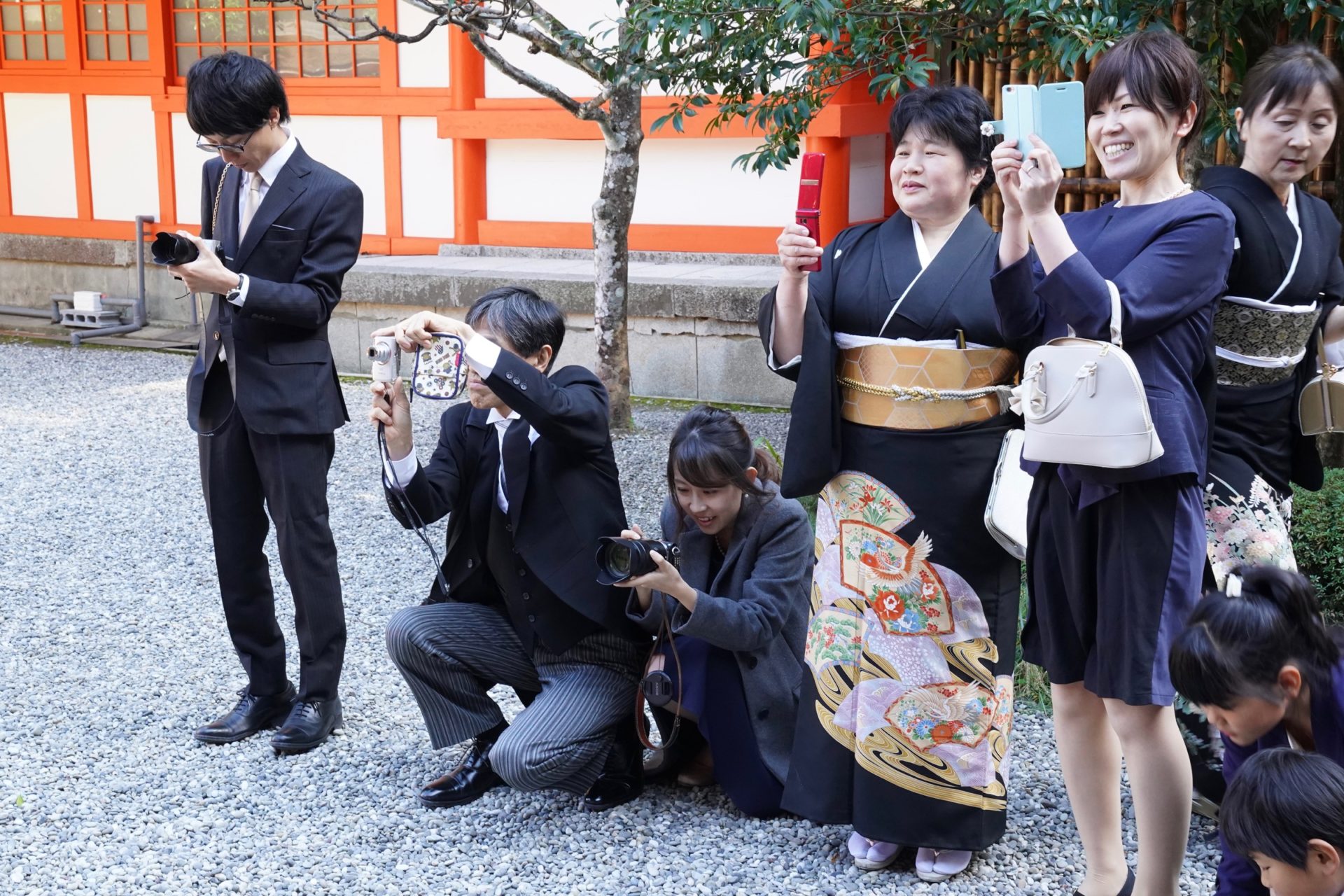 熊野那智大社で白無垢の結婚式写真