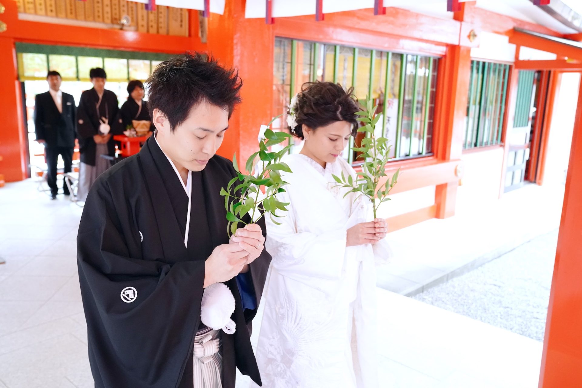 熊野速玉大社で白無垢結婚式