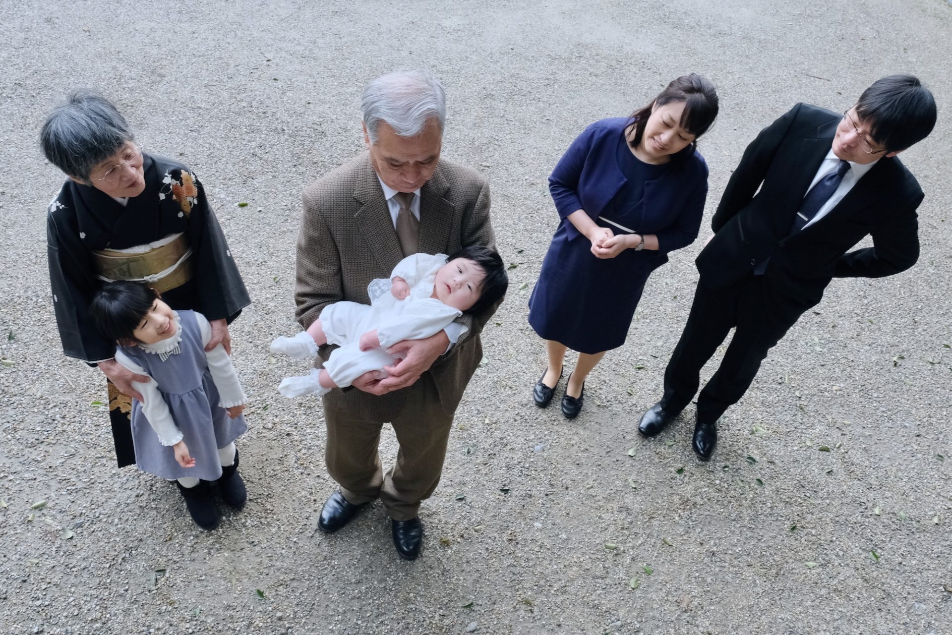 往馬大社でのお宮参り写真