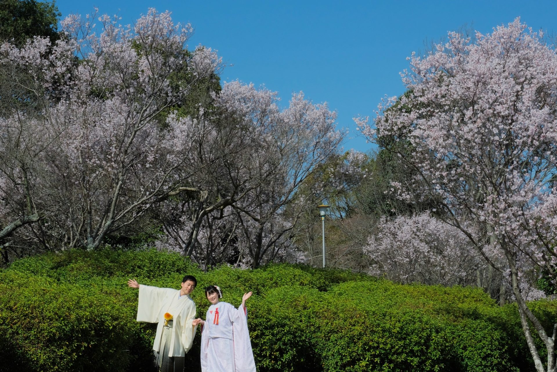 奈良で結婚式の和装前撮りロケーションフォトウエディング