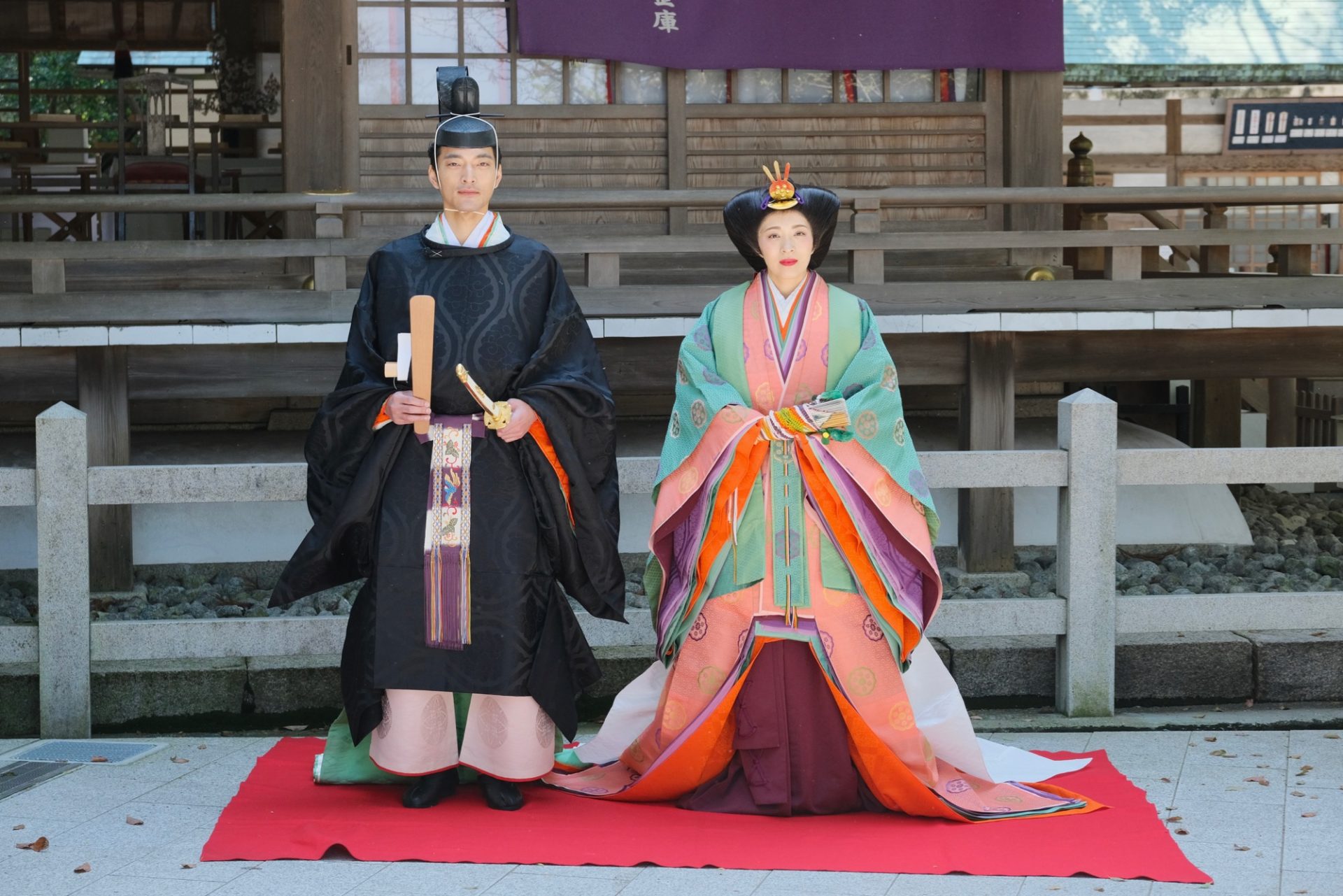 【枚岡神社で結婚式】十二単は２０キロで重かった！