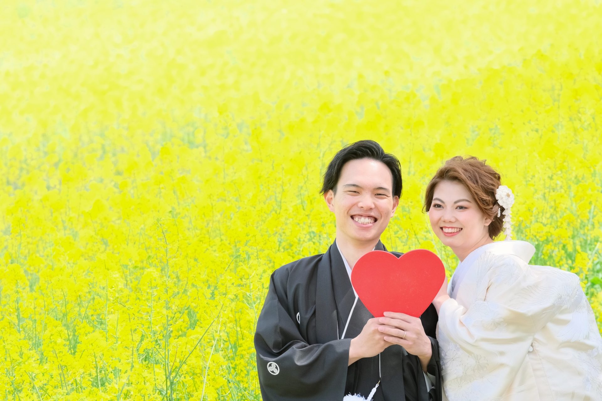 結婚式の前撮りフォトウエディングの写真