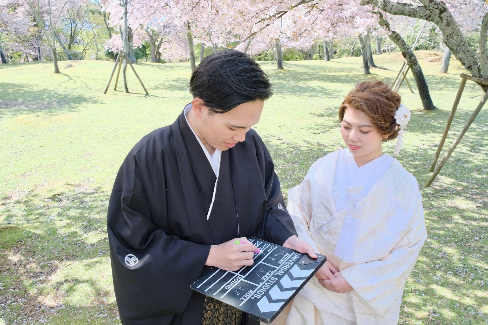 結婚式の前撮りフォトウエディングの写真