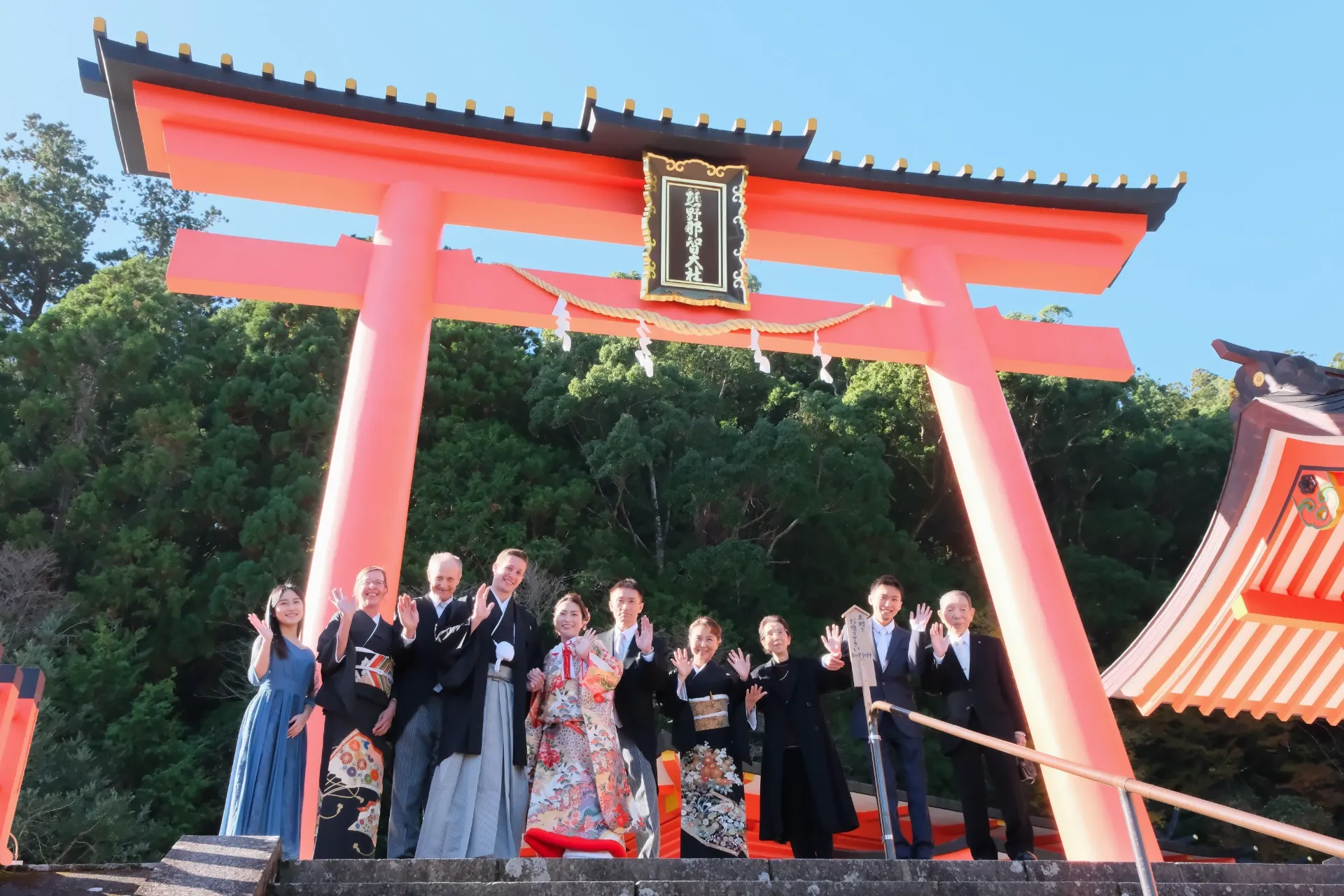 熊野那智大社で特別な結婚式の思い出