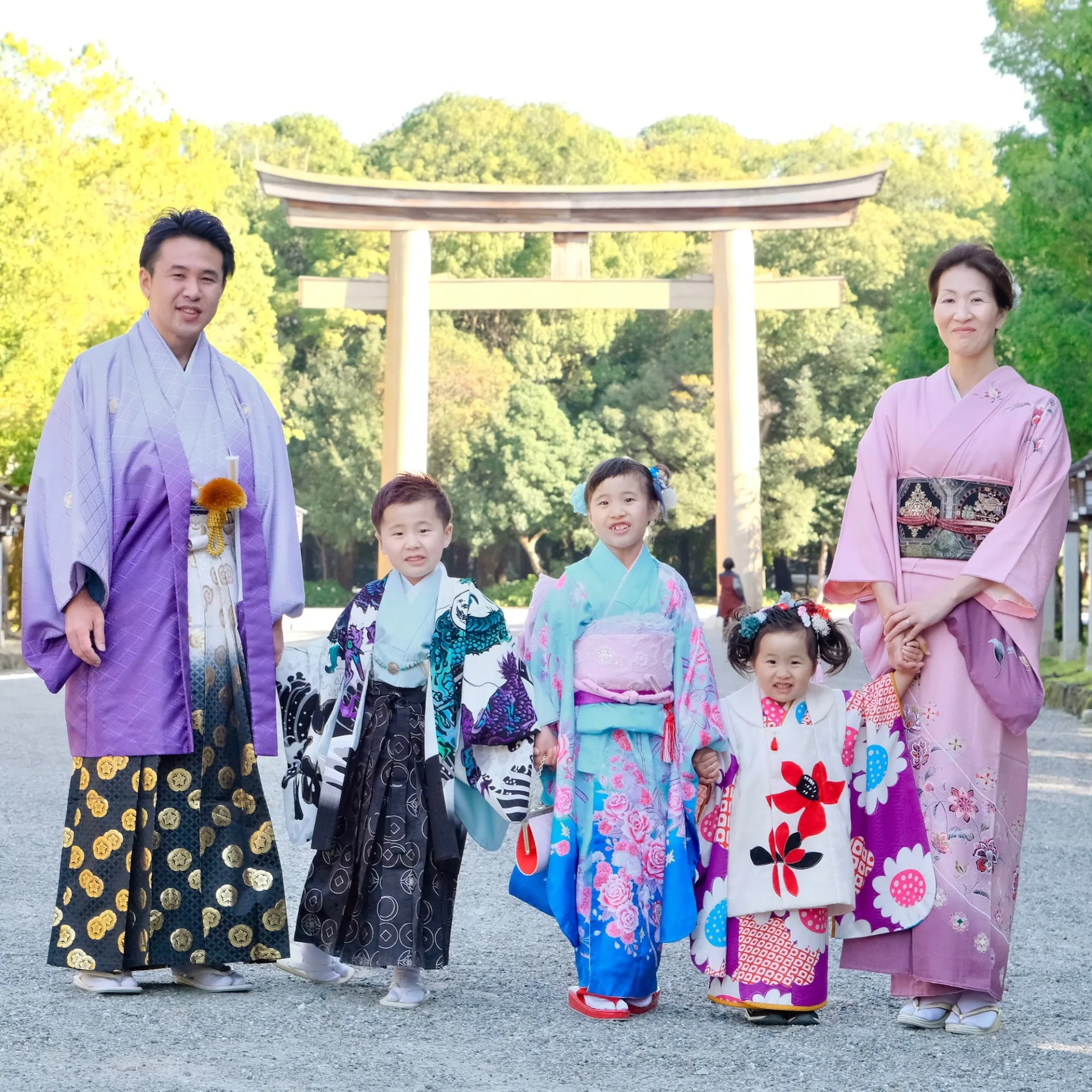 橿原神宮での七五三フォト体験