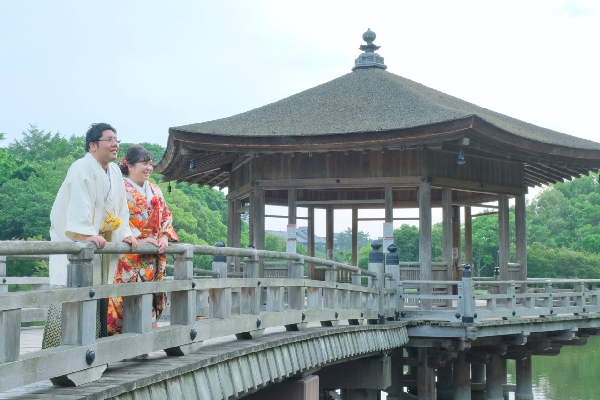 奈良公園の和装前撮りの衣装