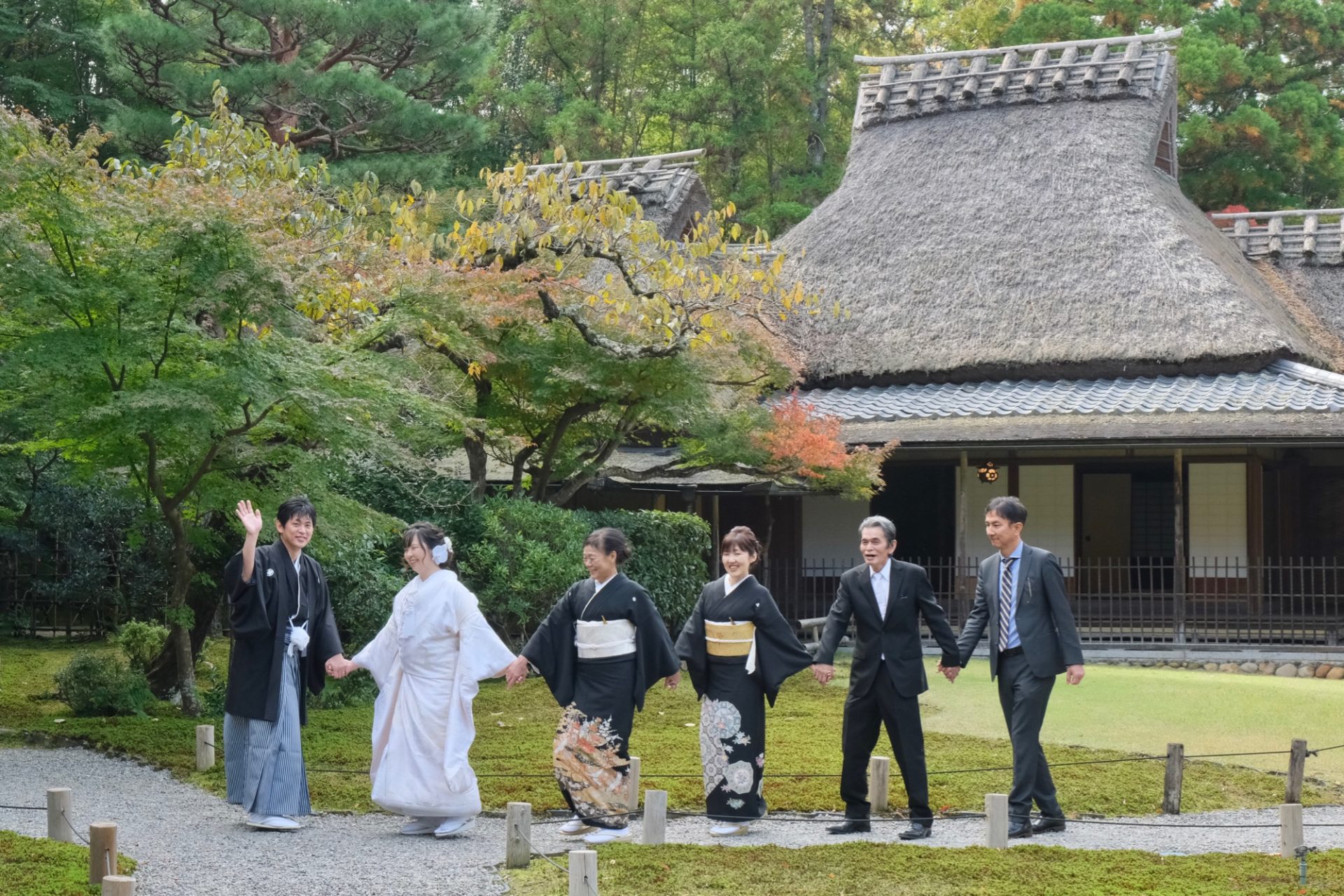 奈良で和装フォトウエディングの新婦さん