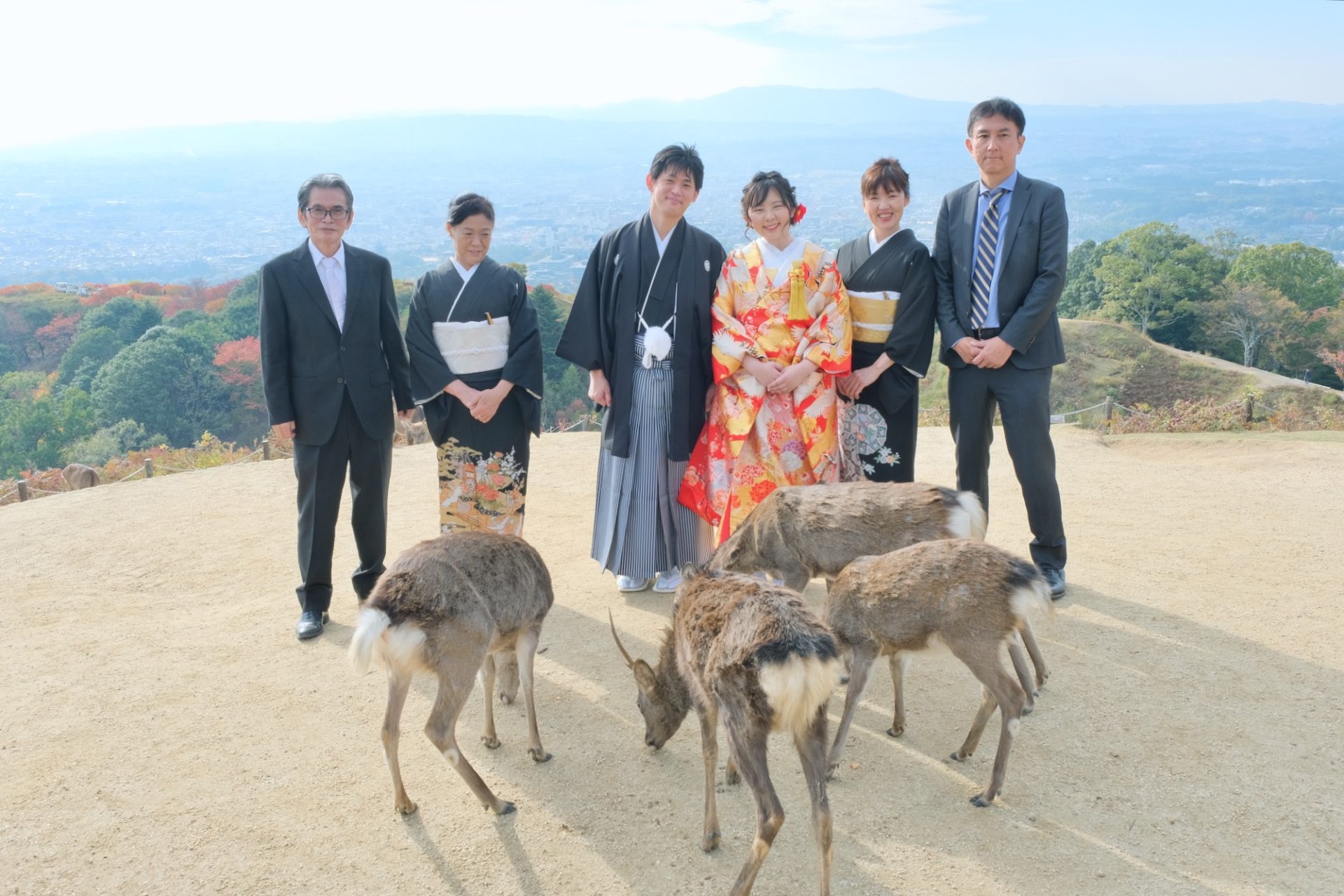 奈良で和装フォトウエディングの新婦さん