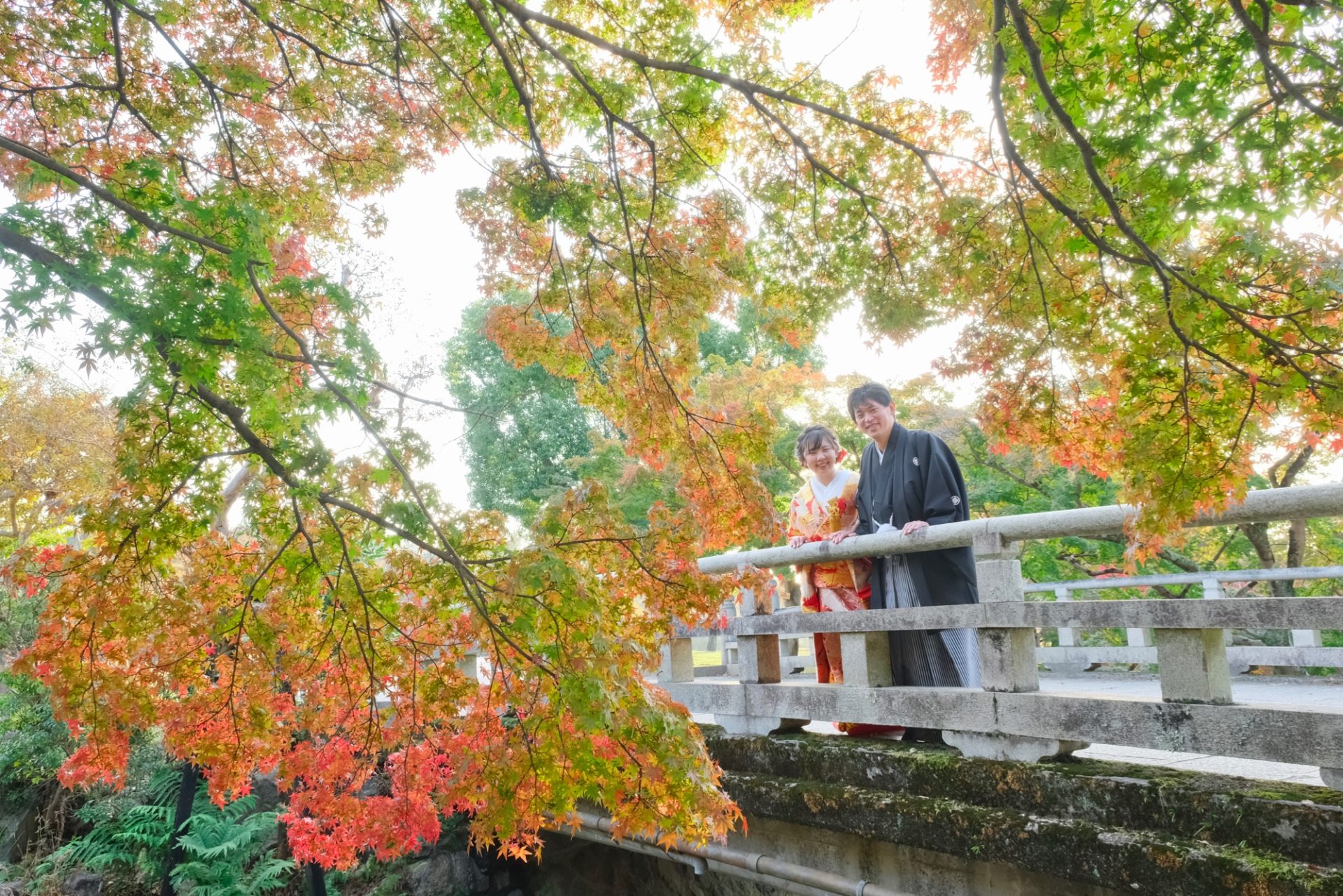 奈良で和装フォトウエディングの新婦さん