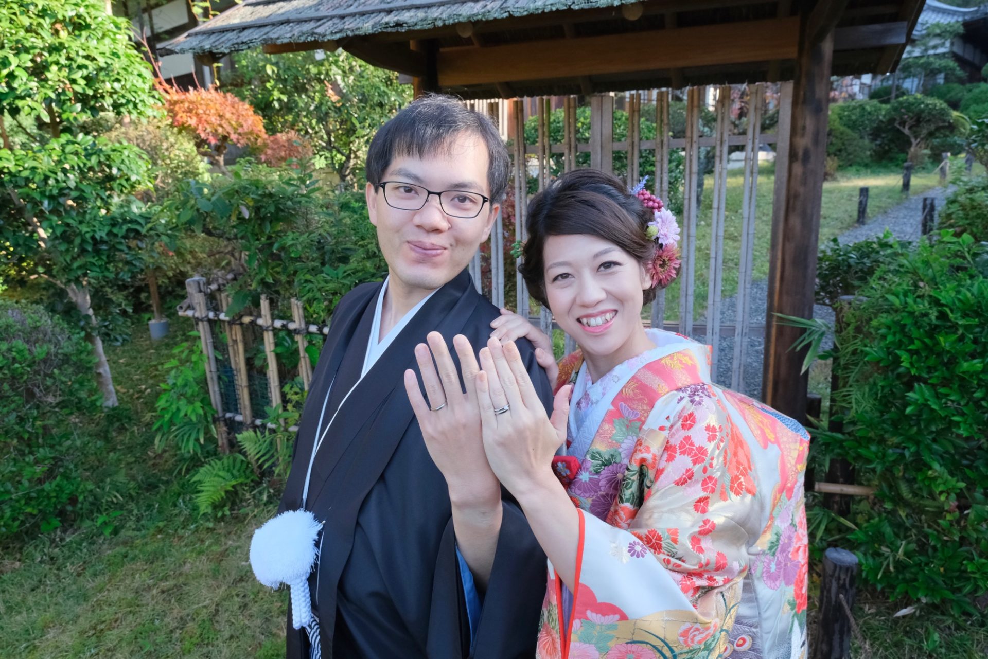 大神神社で結婚式の花嫁さん