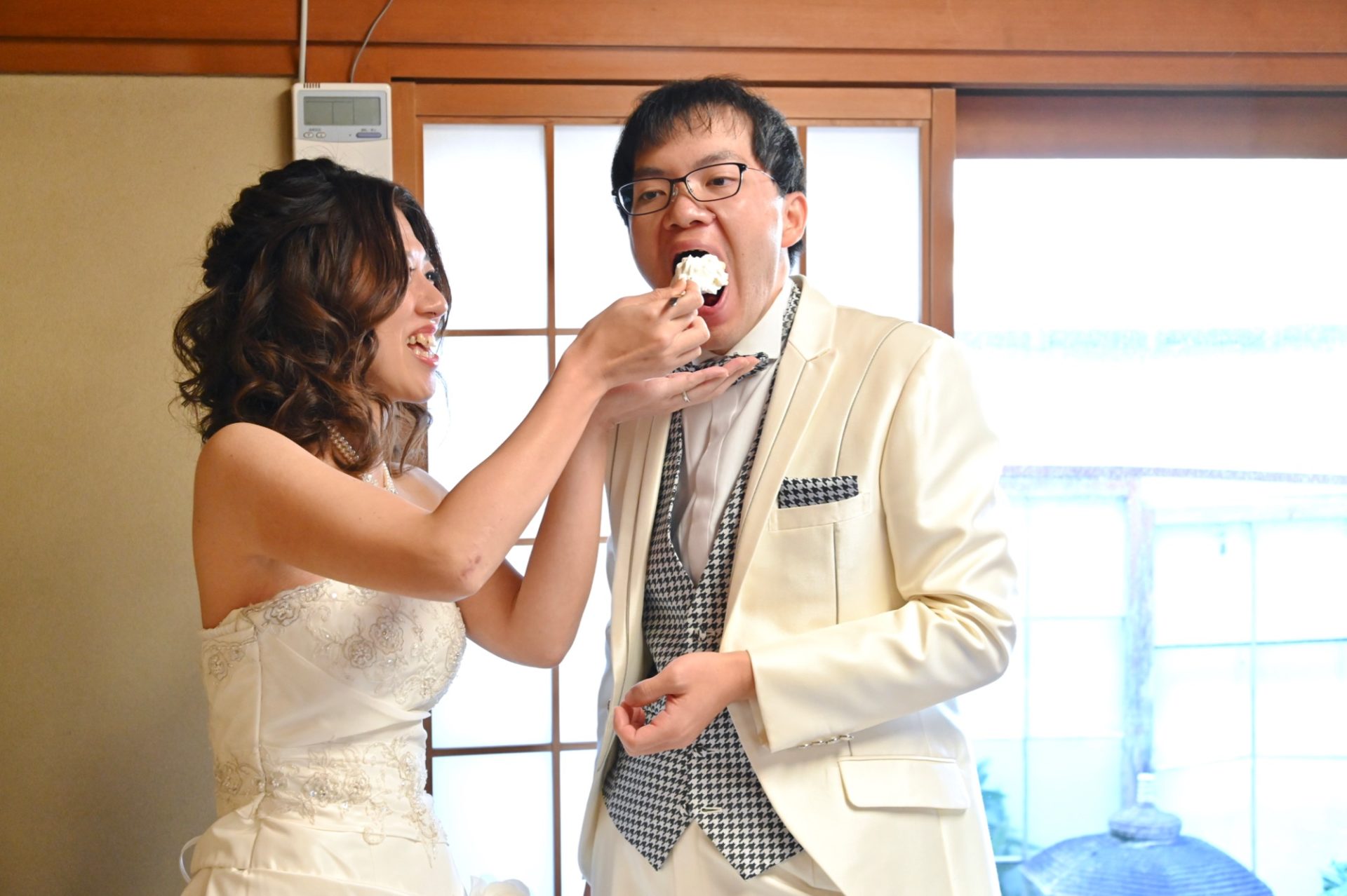 大神神社で結婚式の花嫁さん