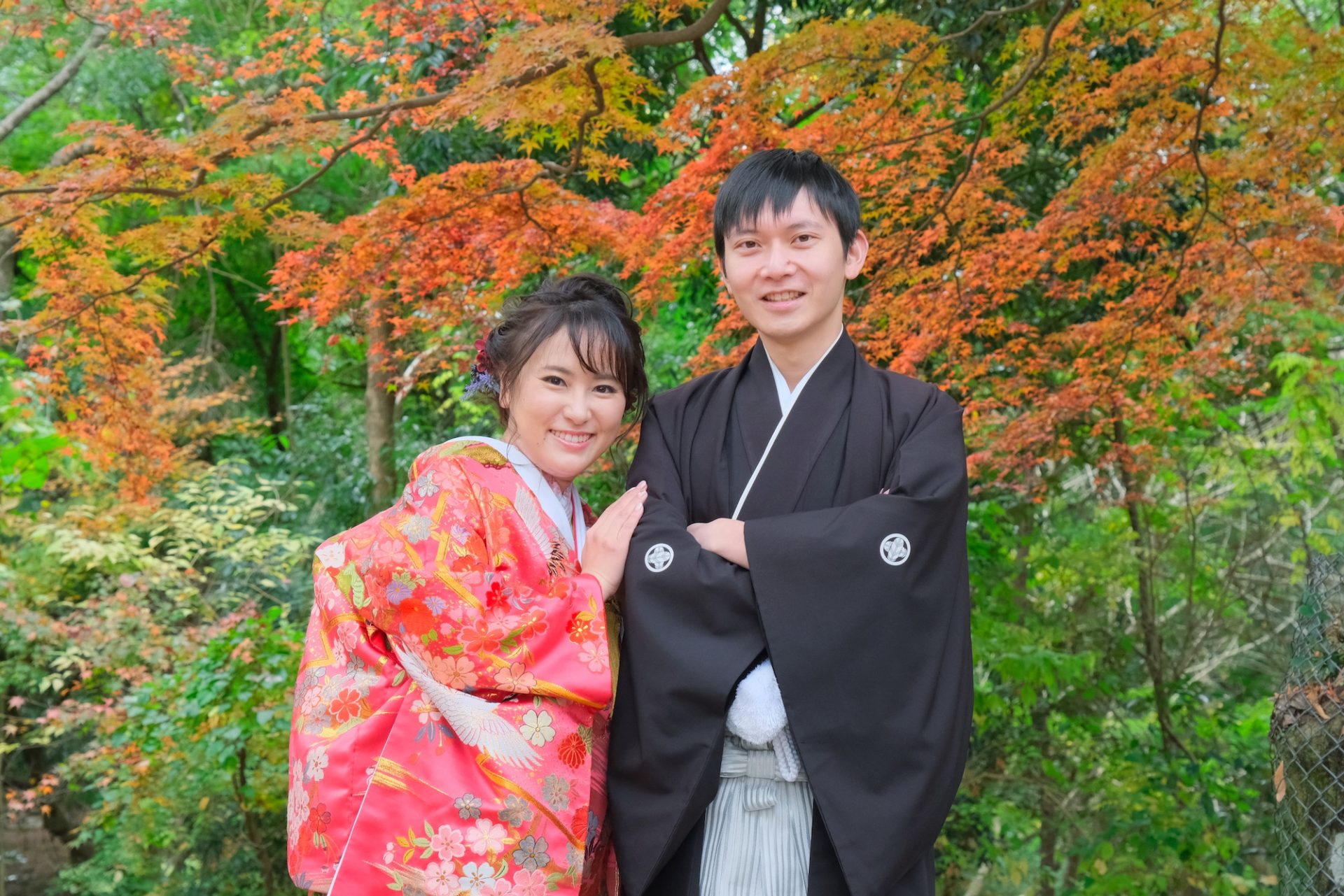 【フォトウエディング】和装が似合う紅葉の奈良公園でのロケーション撮影でした！