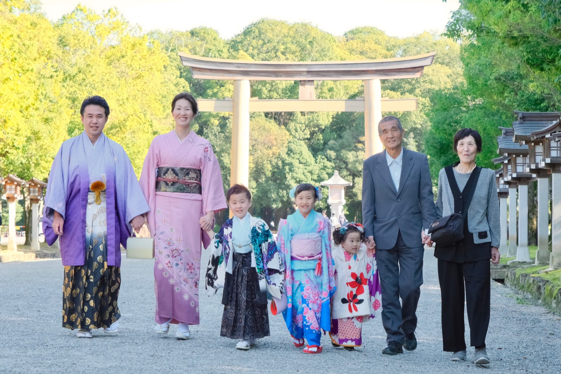 橿原神宮で七五三