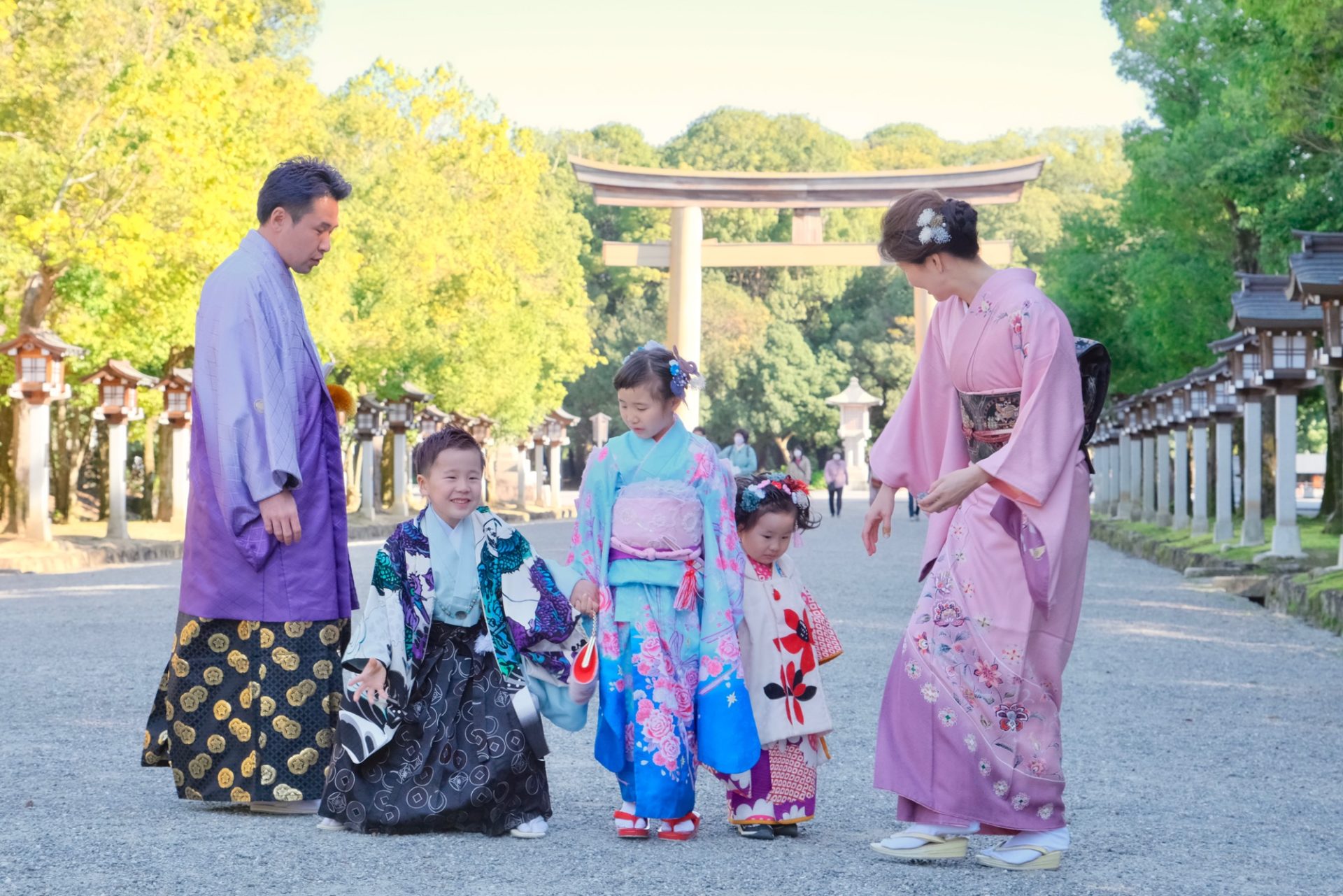 橿原神宮で七五三