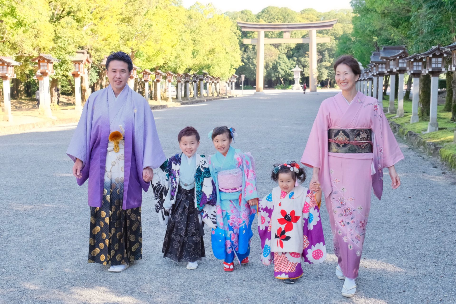 橿原神宮で七五三