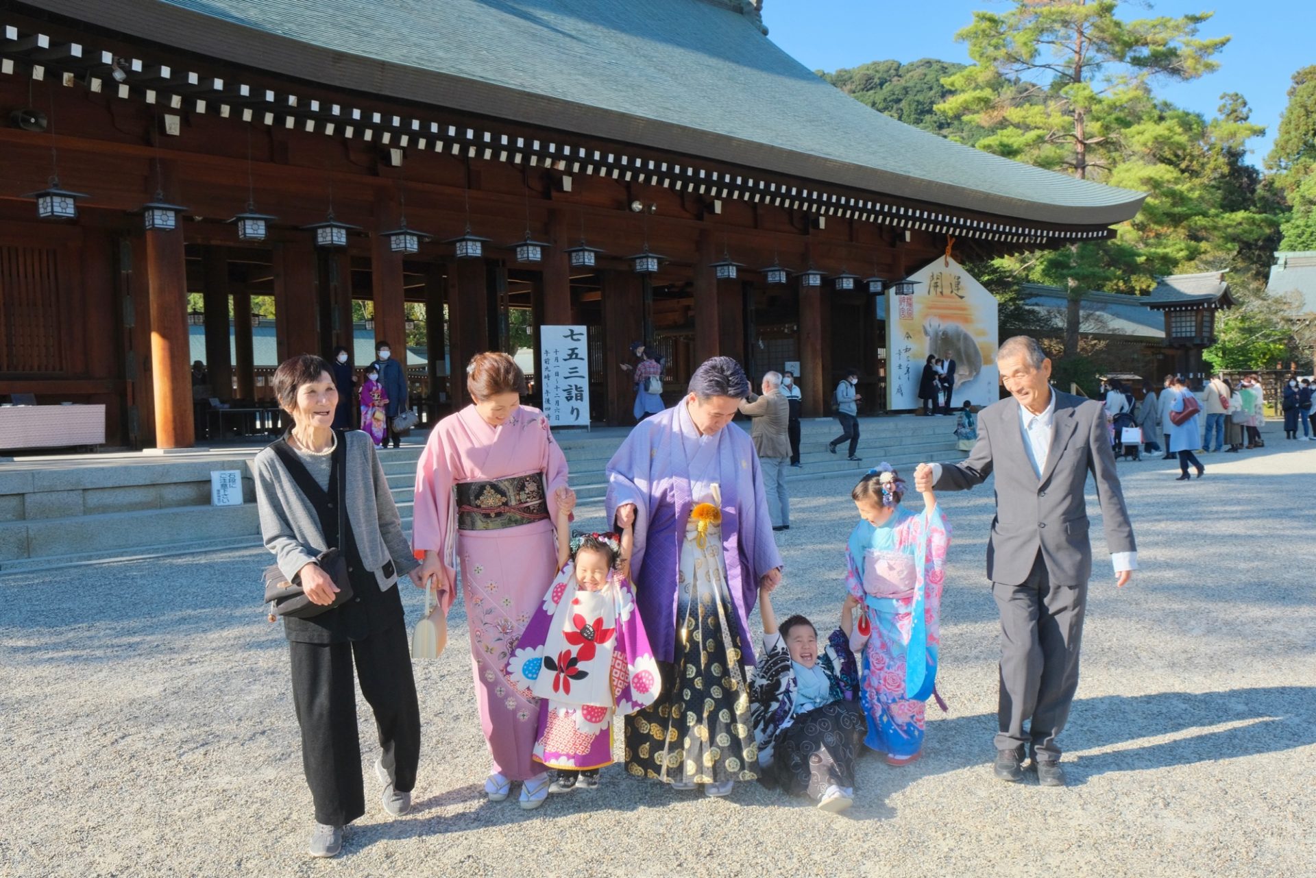 橿原神宮で七五三