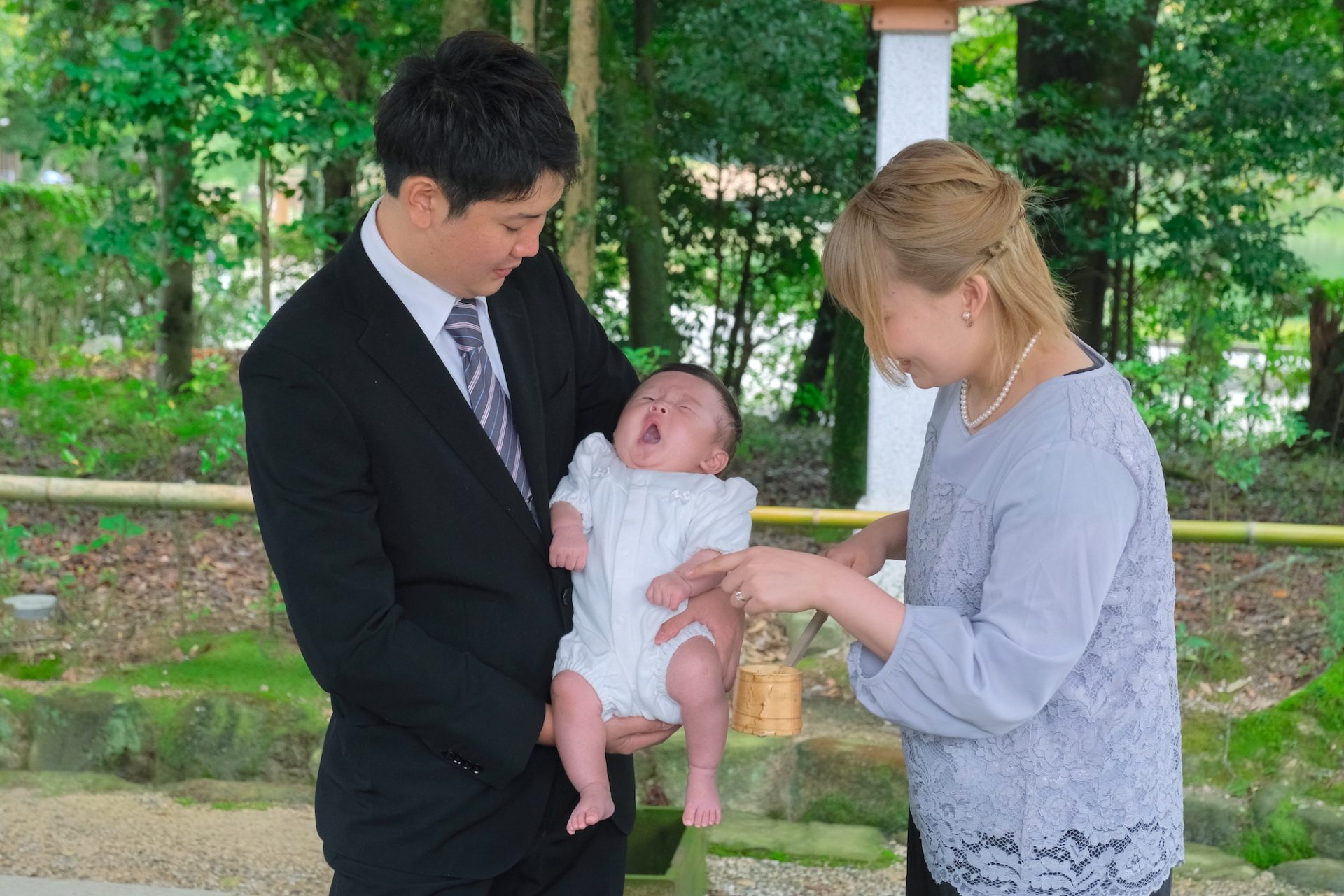 橿原神宮のお宮参り写真