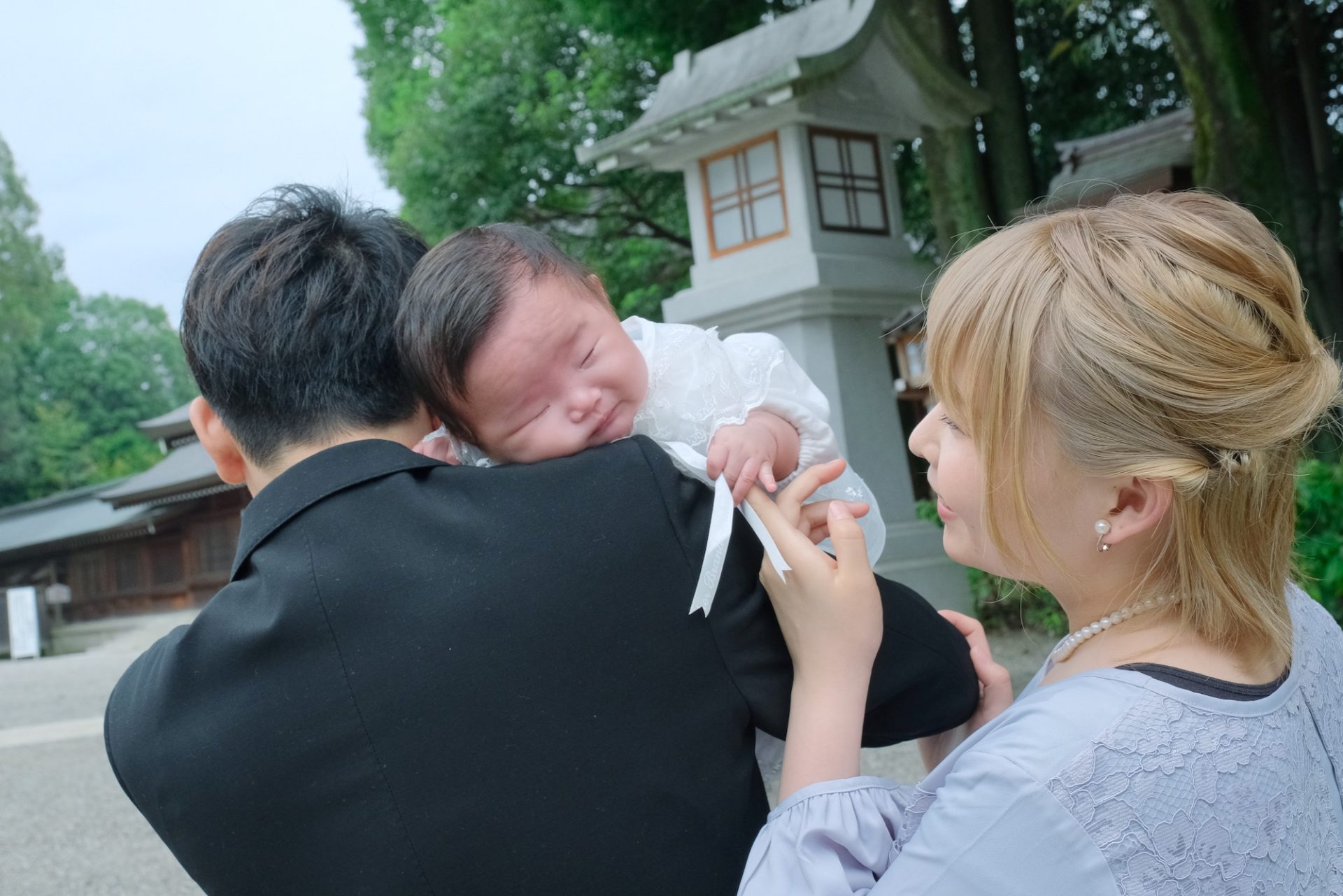 橿原神宮のお宮参り写真