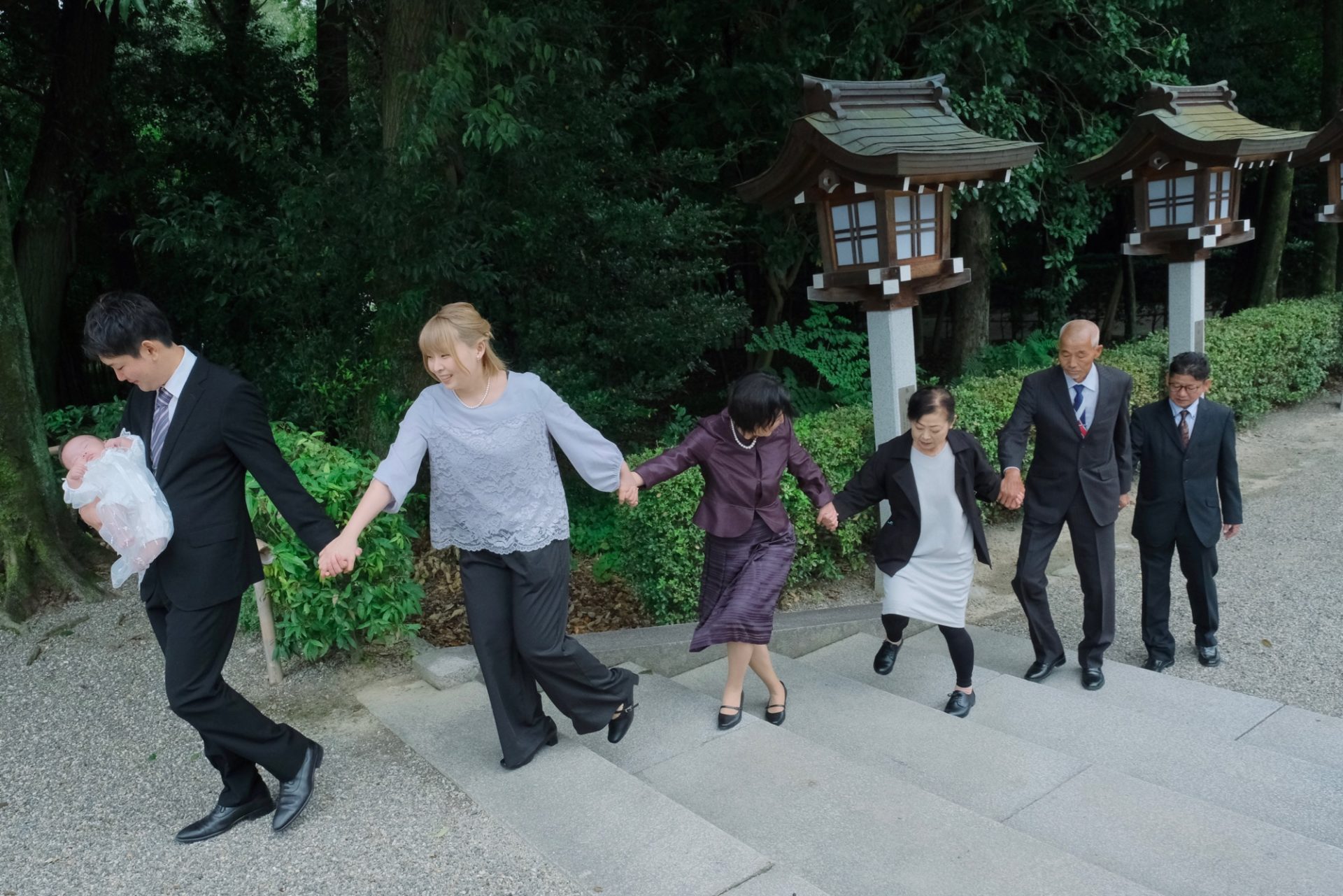 橿原神宮のお宮参り写真