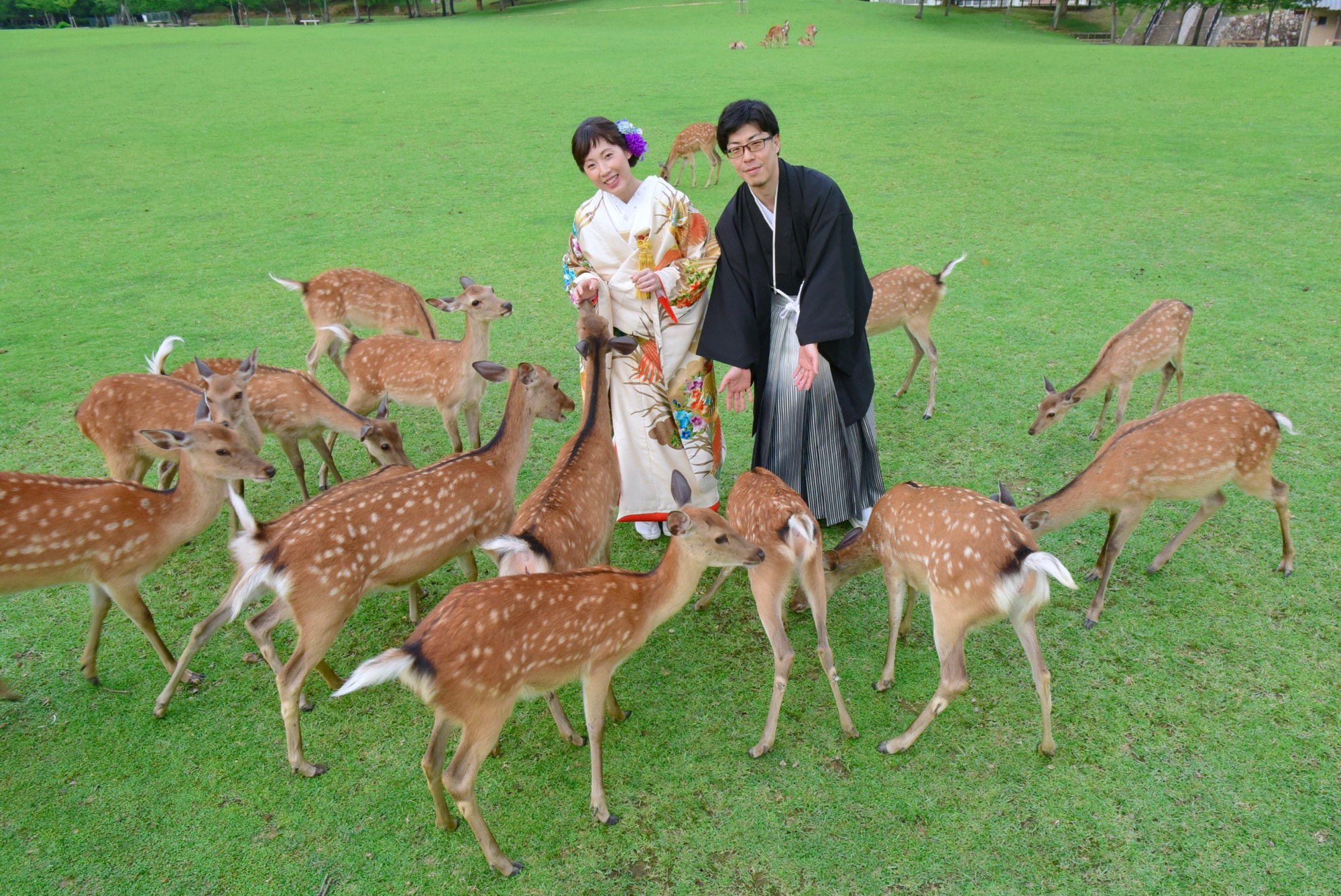 東京から和装前撮りに来た二人にぴったりのロケーション撮影です！