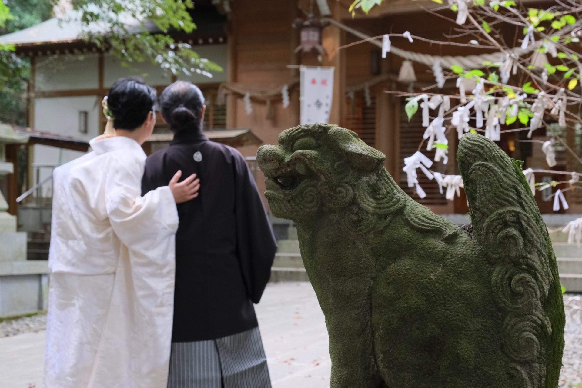 石川県珠洲市の須須神社で白無垢の結婚式