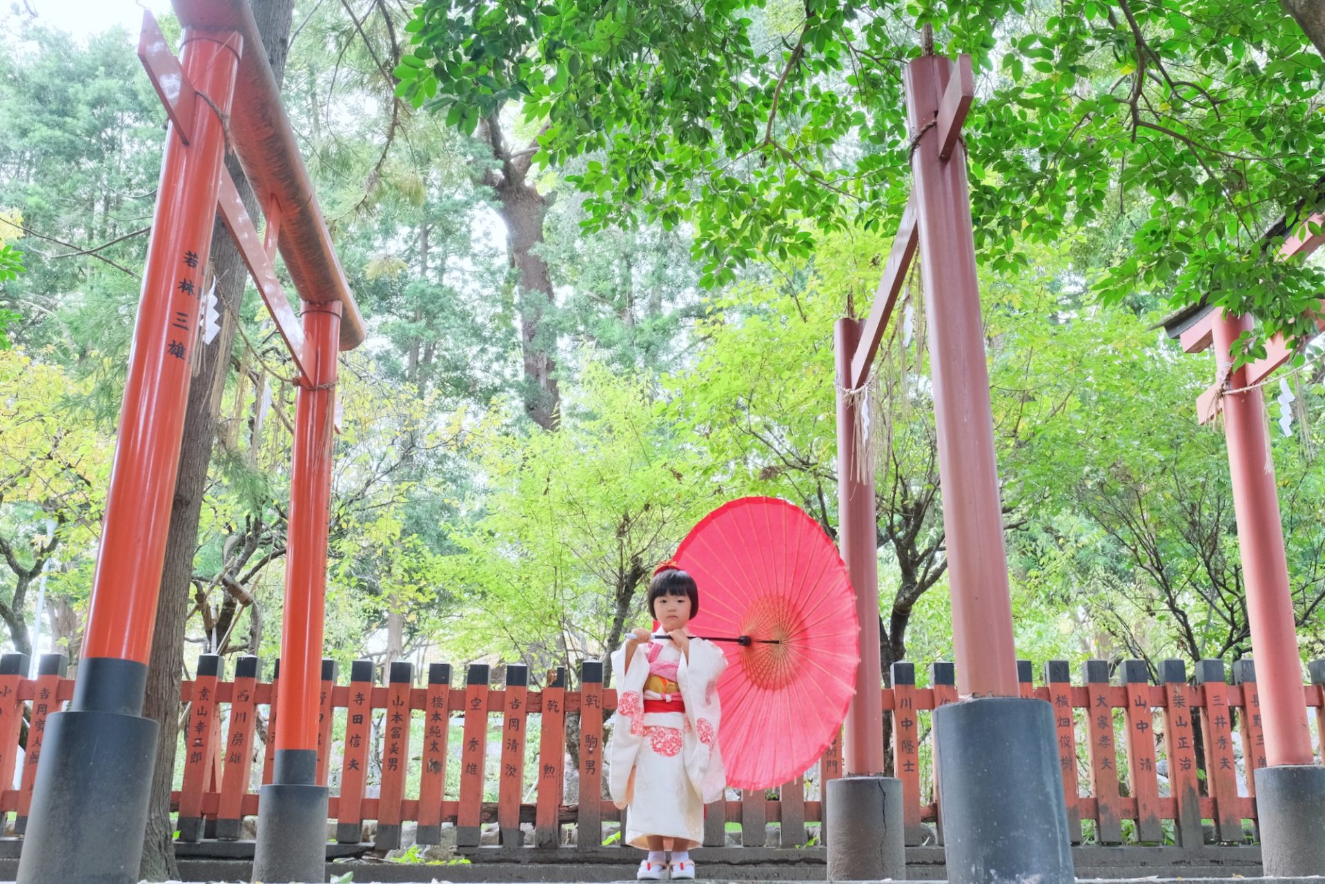 茨木神社の七五三の出張写真