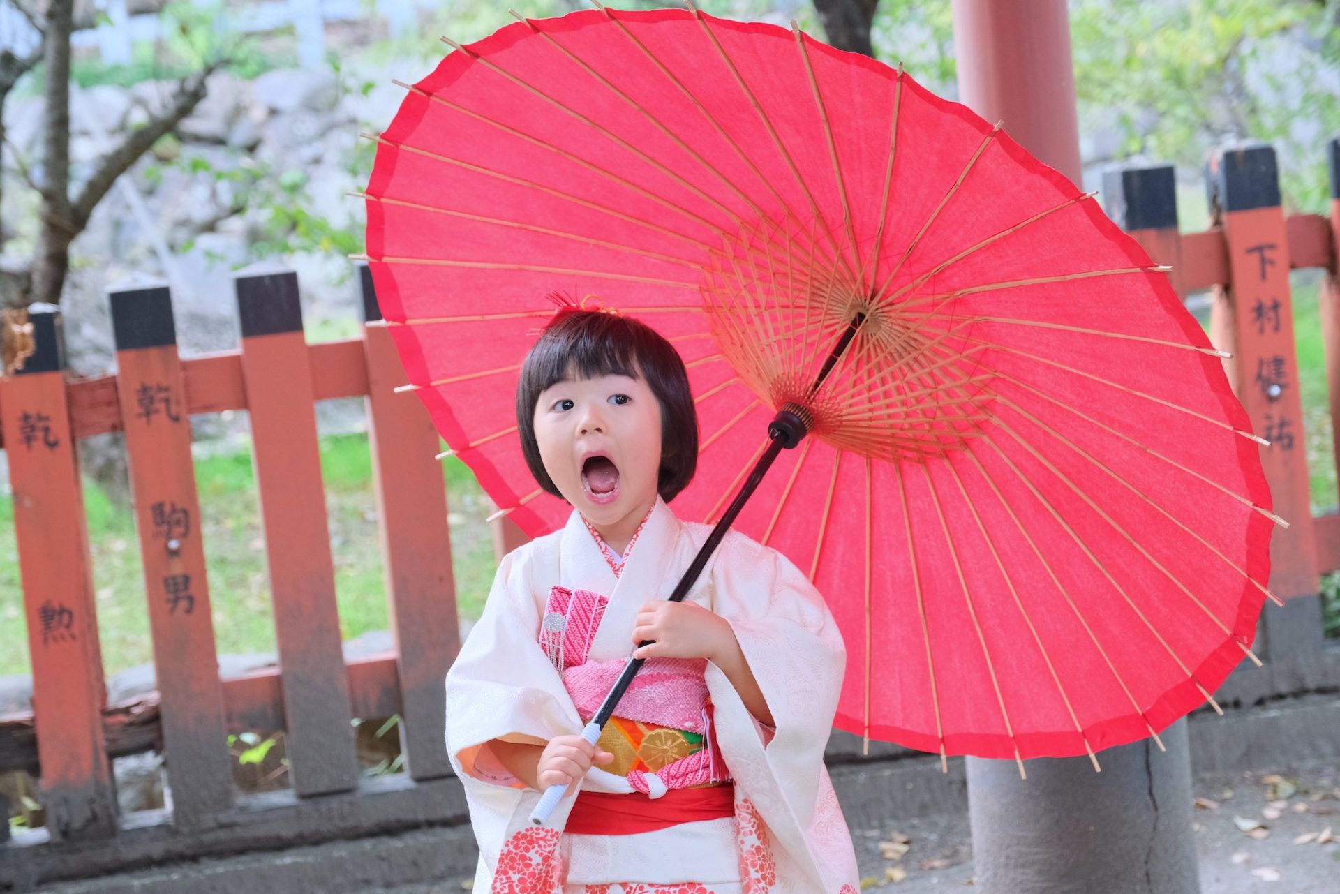 茨木神社の七五三の出張写真