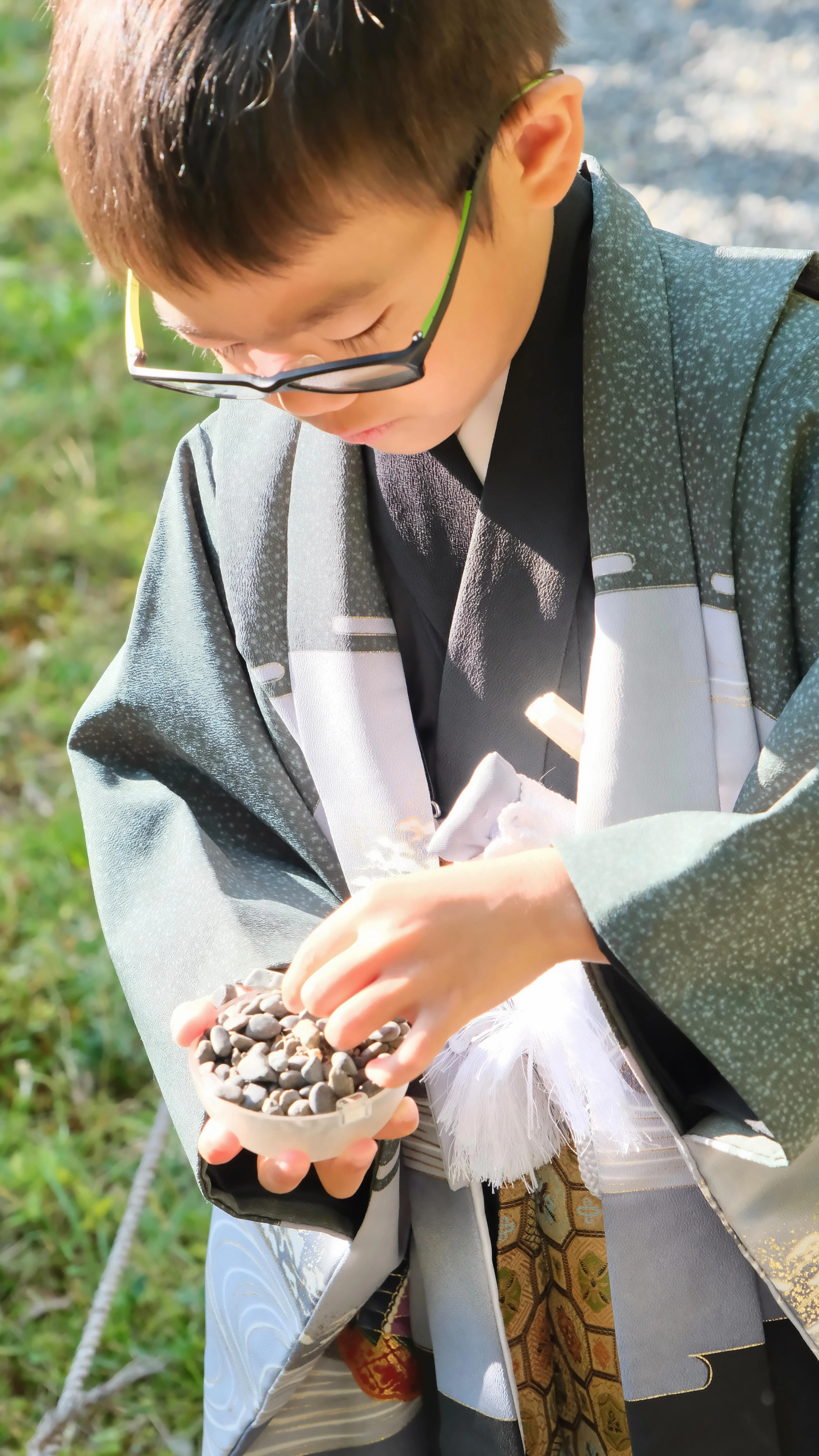 大神神社で七五三の記念写真