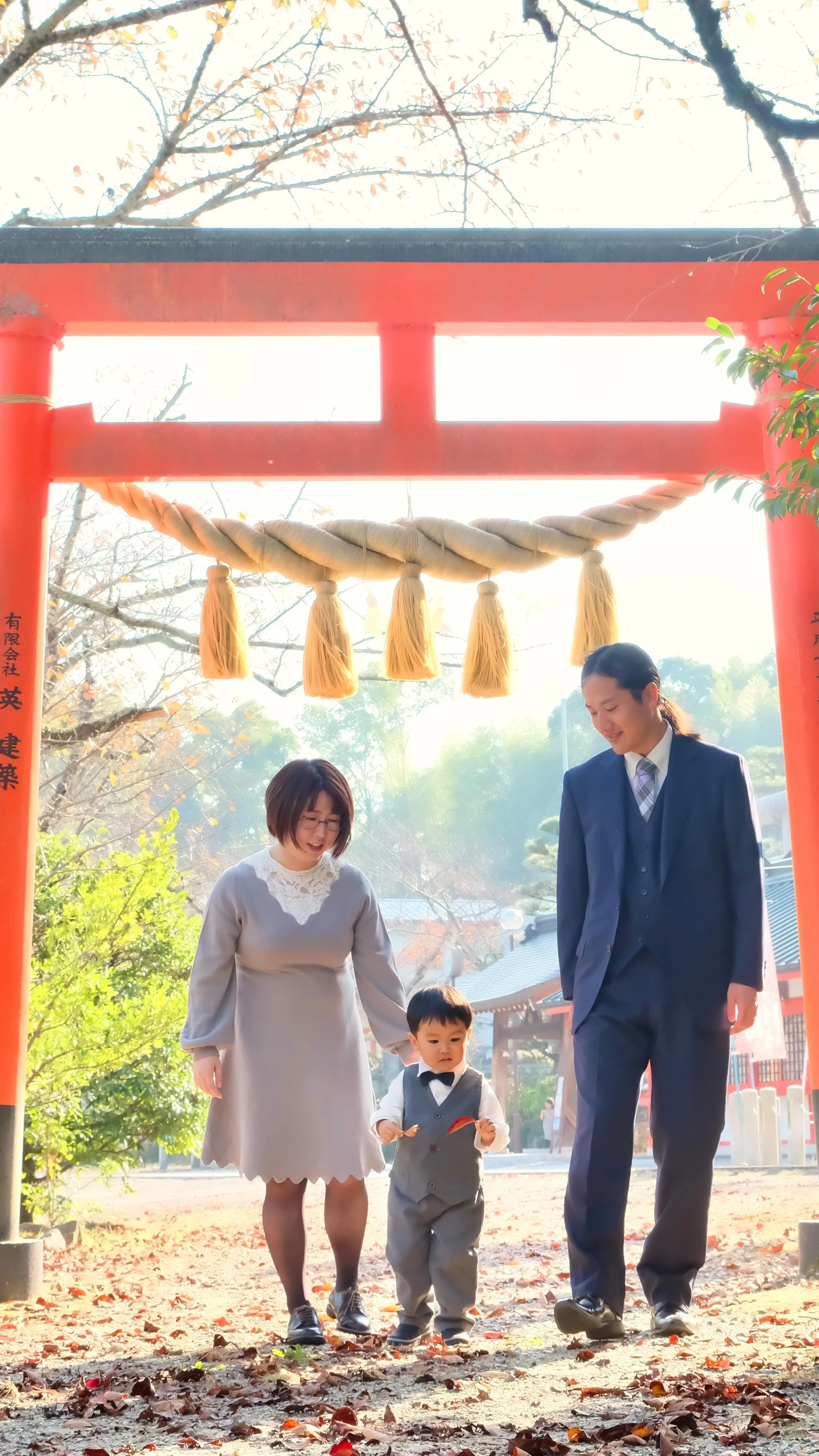 御嶽教大本庁【御嶽山大和本宮】で七五三の記念写真