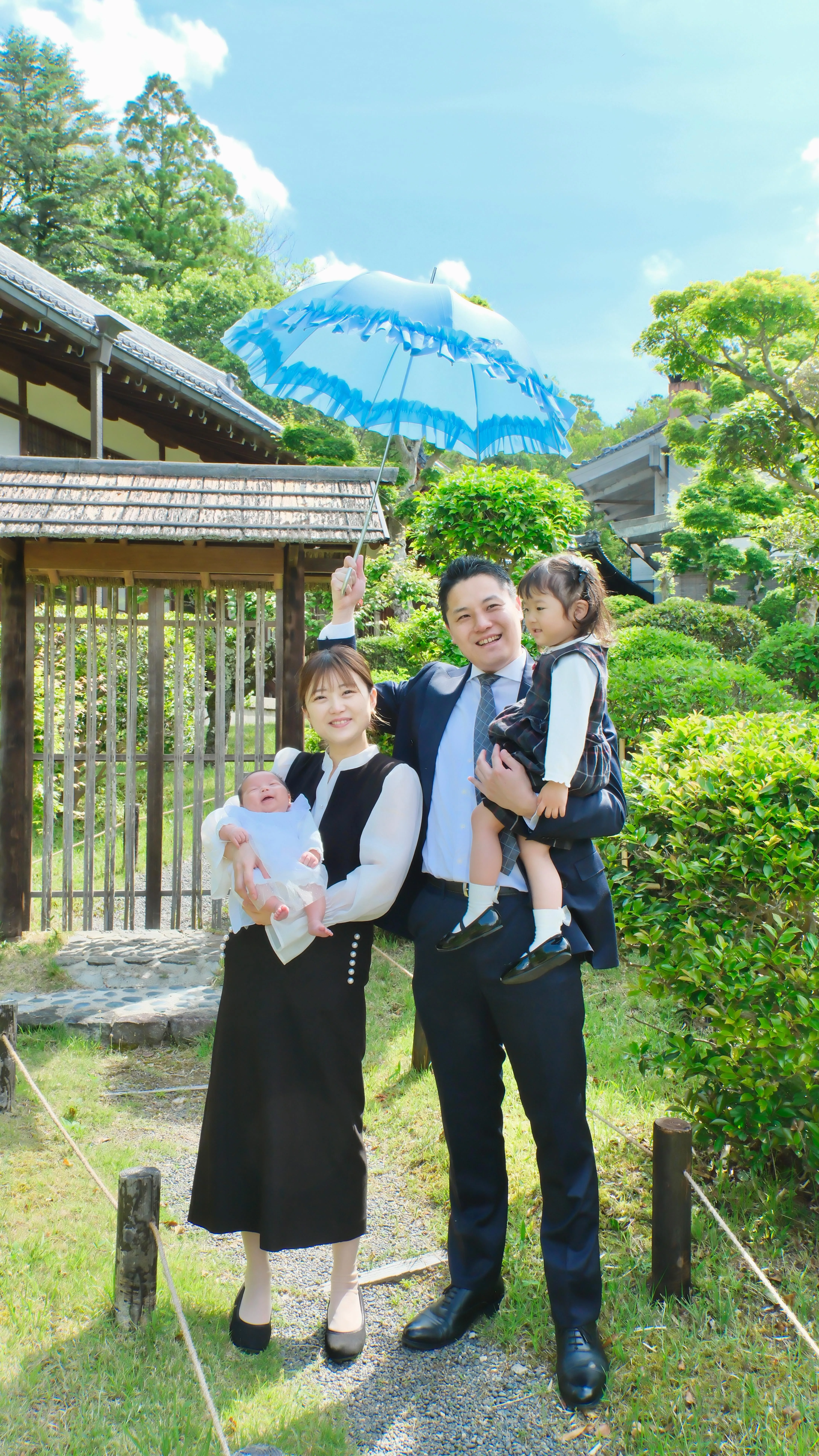 大神神社のお宮参りはカラッと五月晴れ