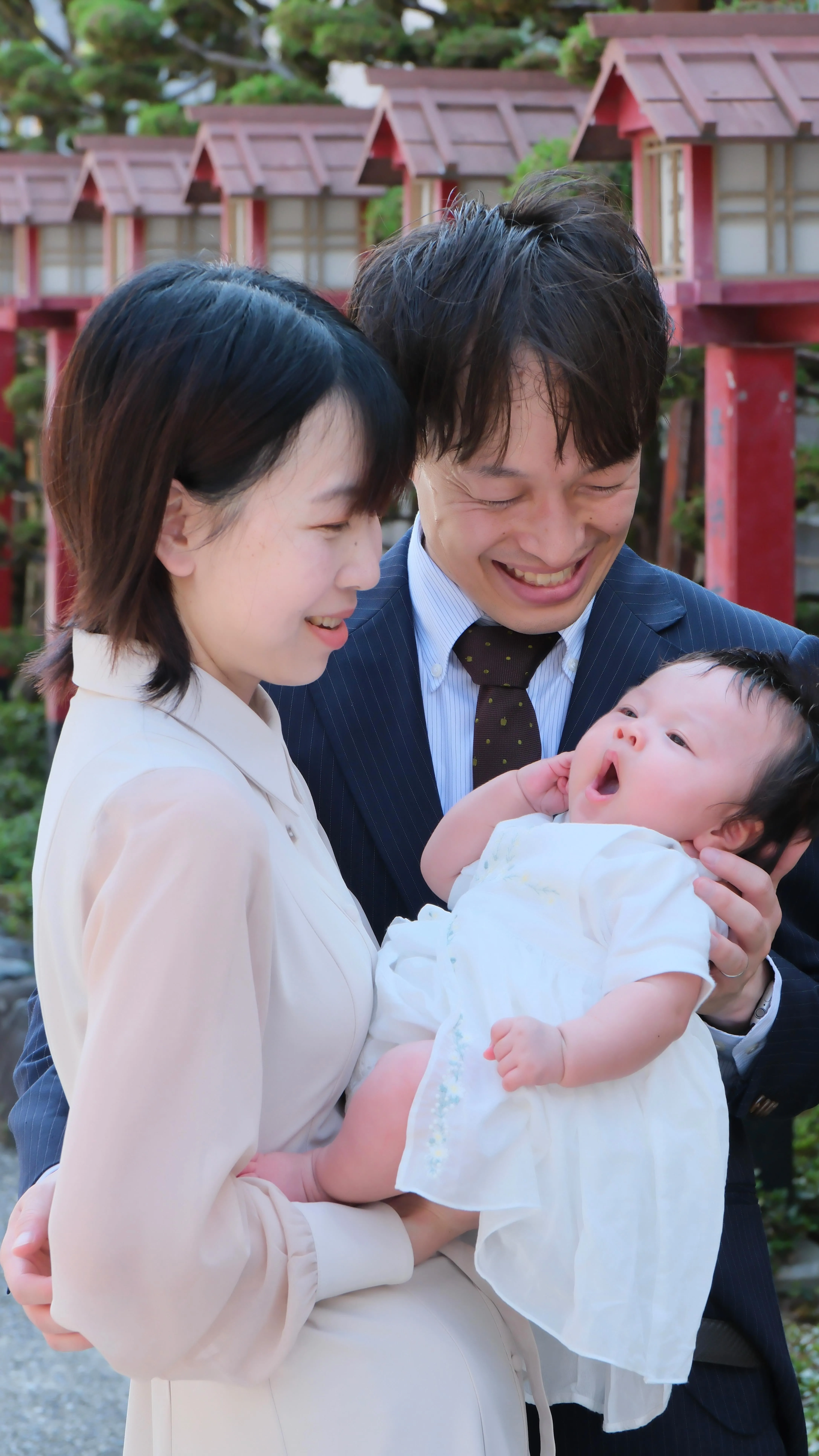 茨木神社で真夏のお宮参り