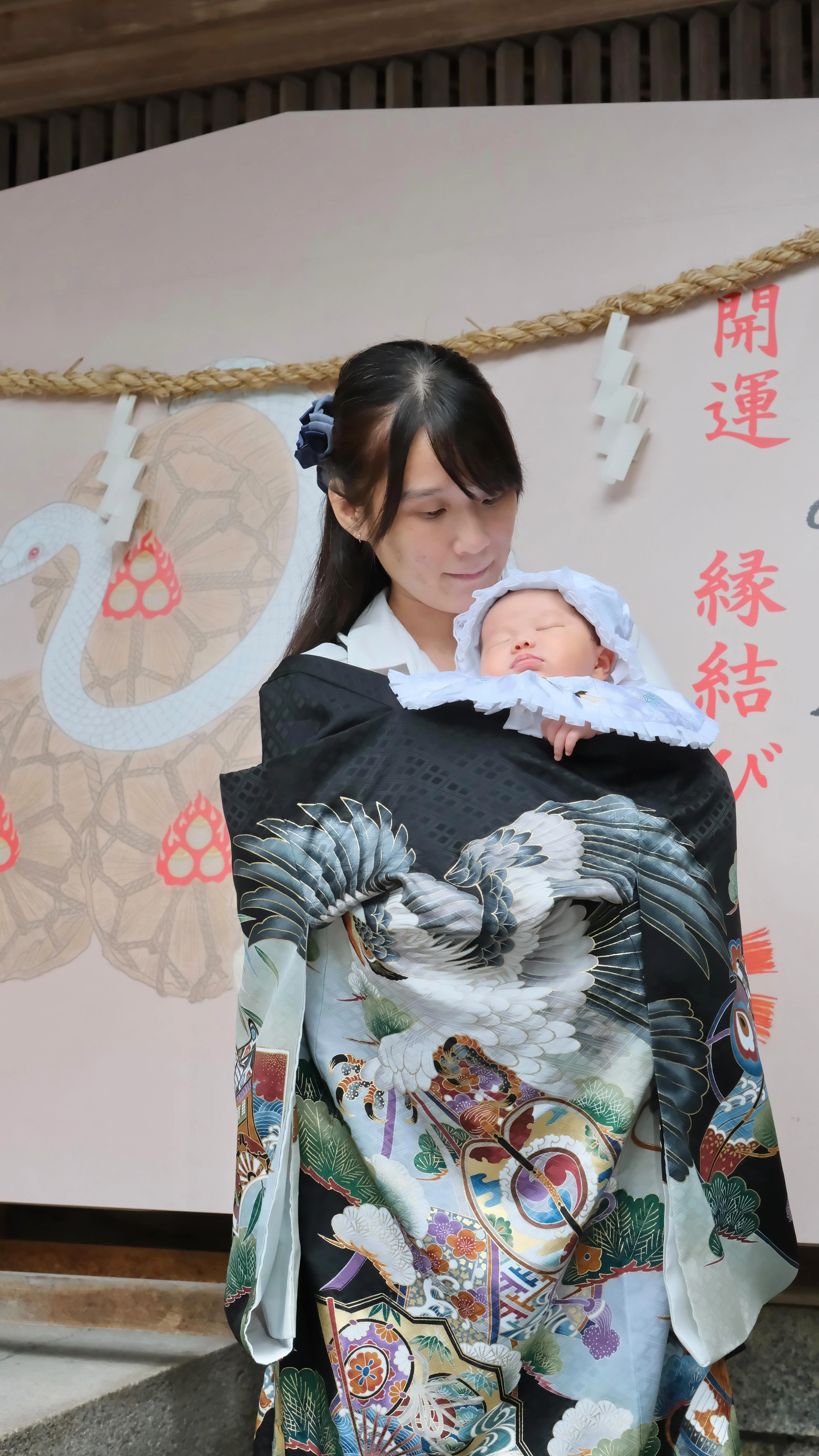 出雲大神宮でのお宮参りはギリギリ雨降らず