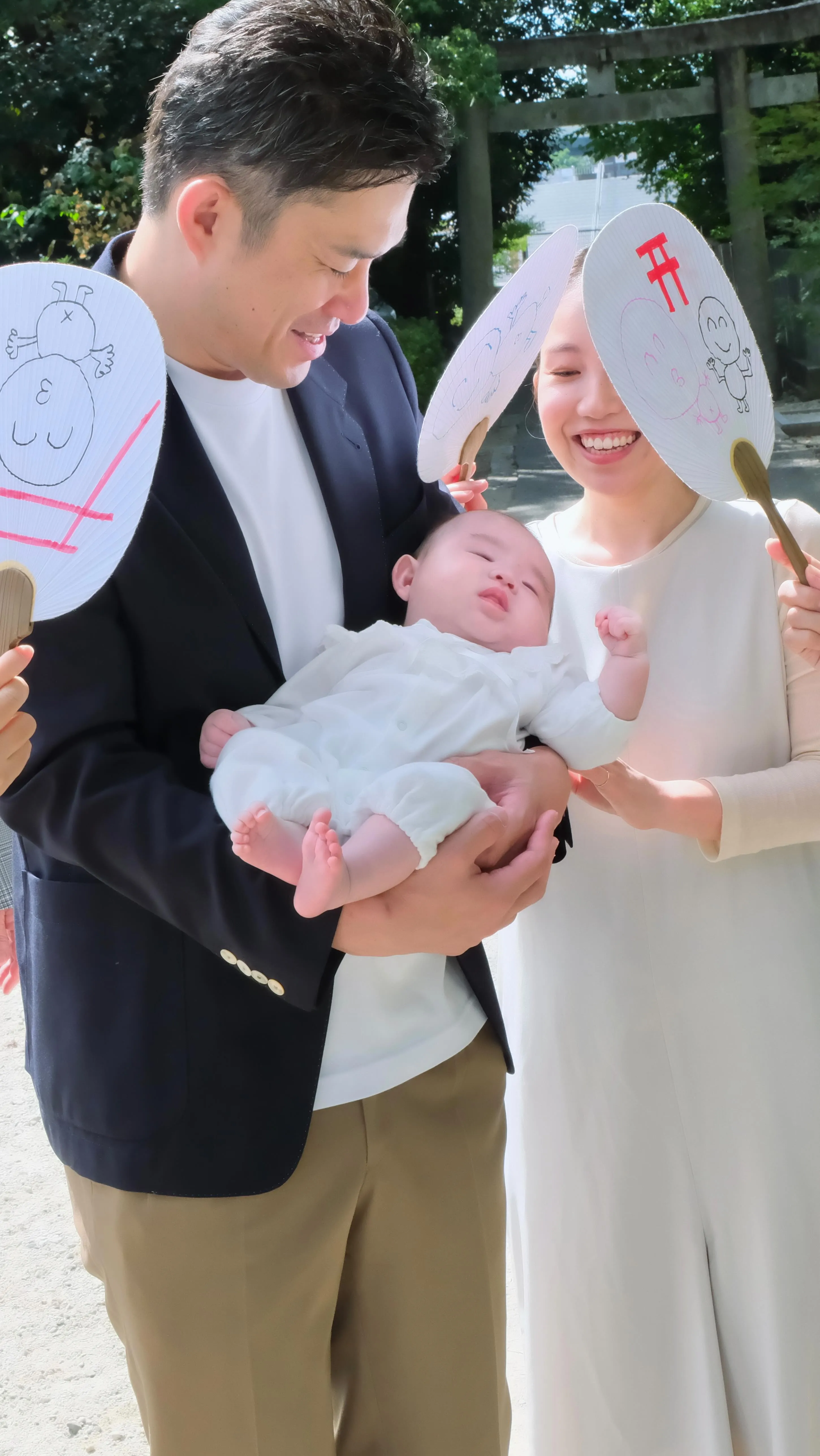 萩原天神（萩原神社）のお宮参りは蚊が大敵