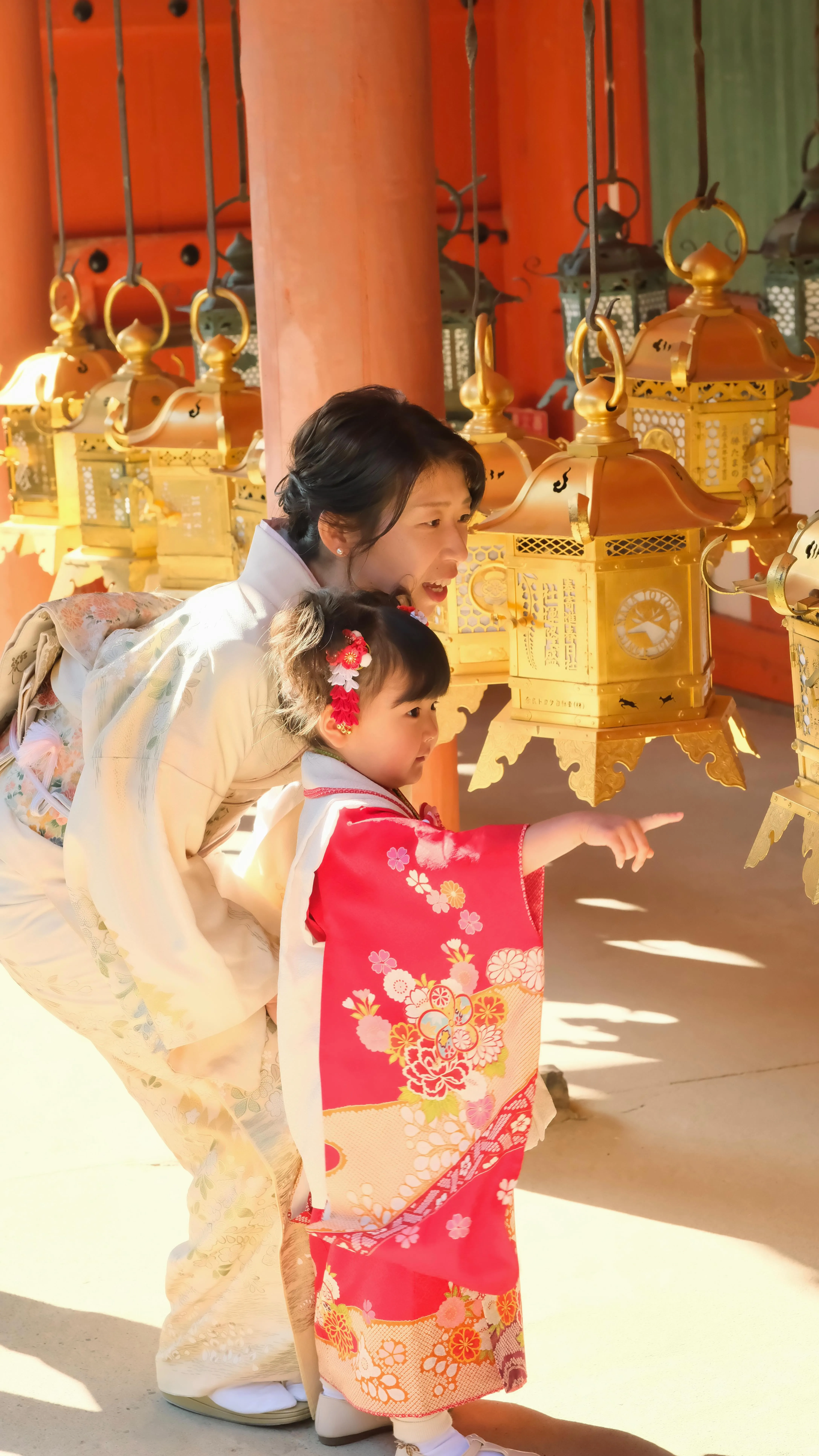 春日大社の七五三は女の子やもん！