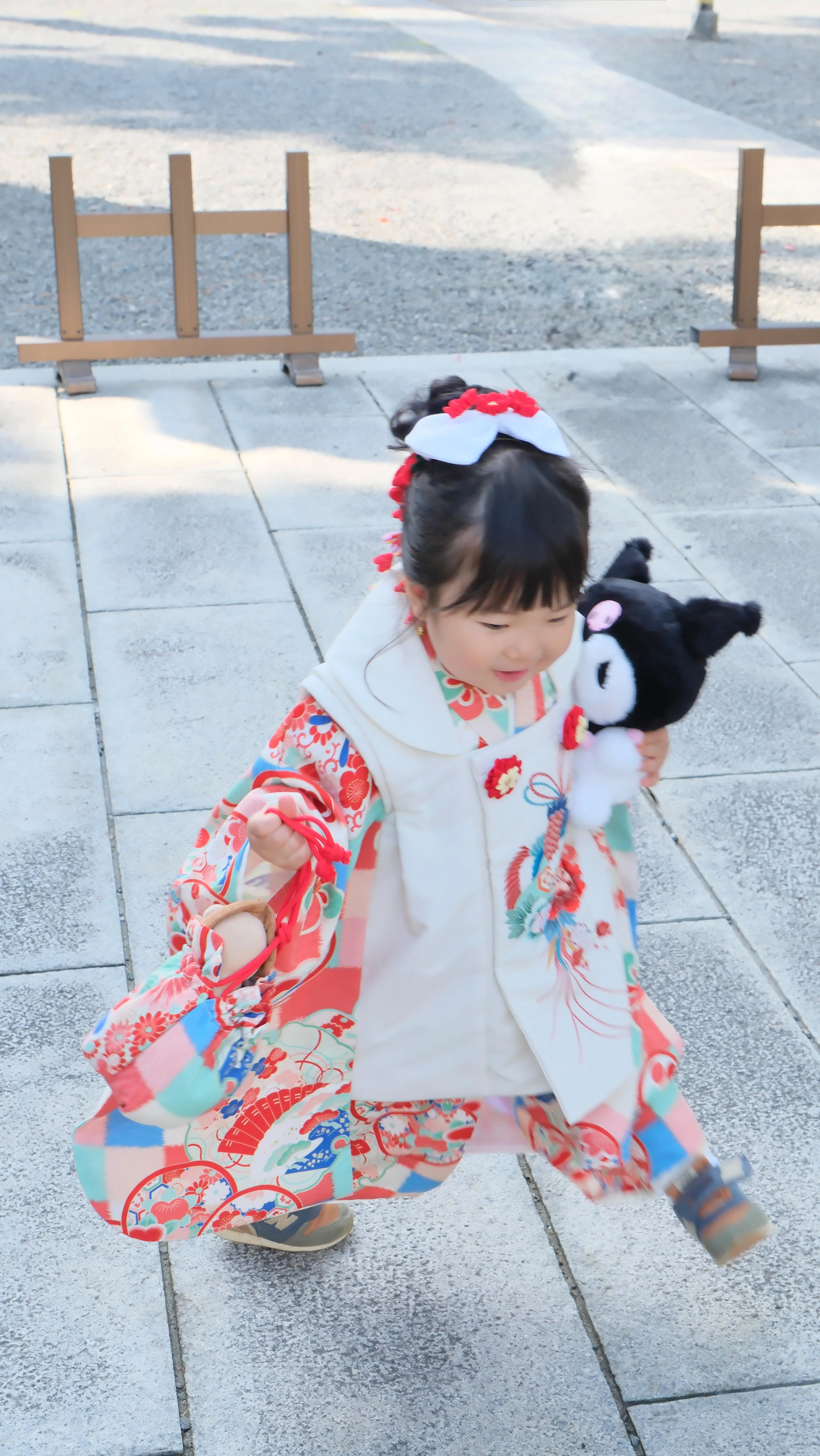 岸城神社の七五三は12月とは思えない陽気で