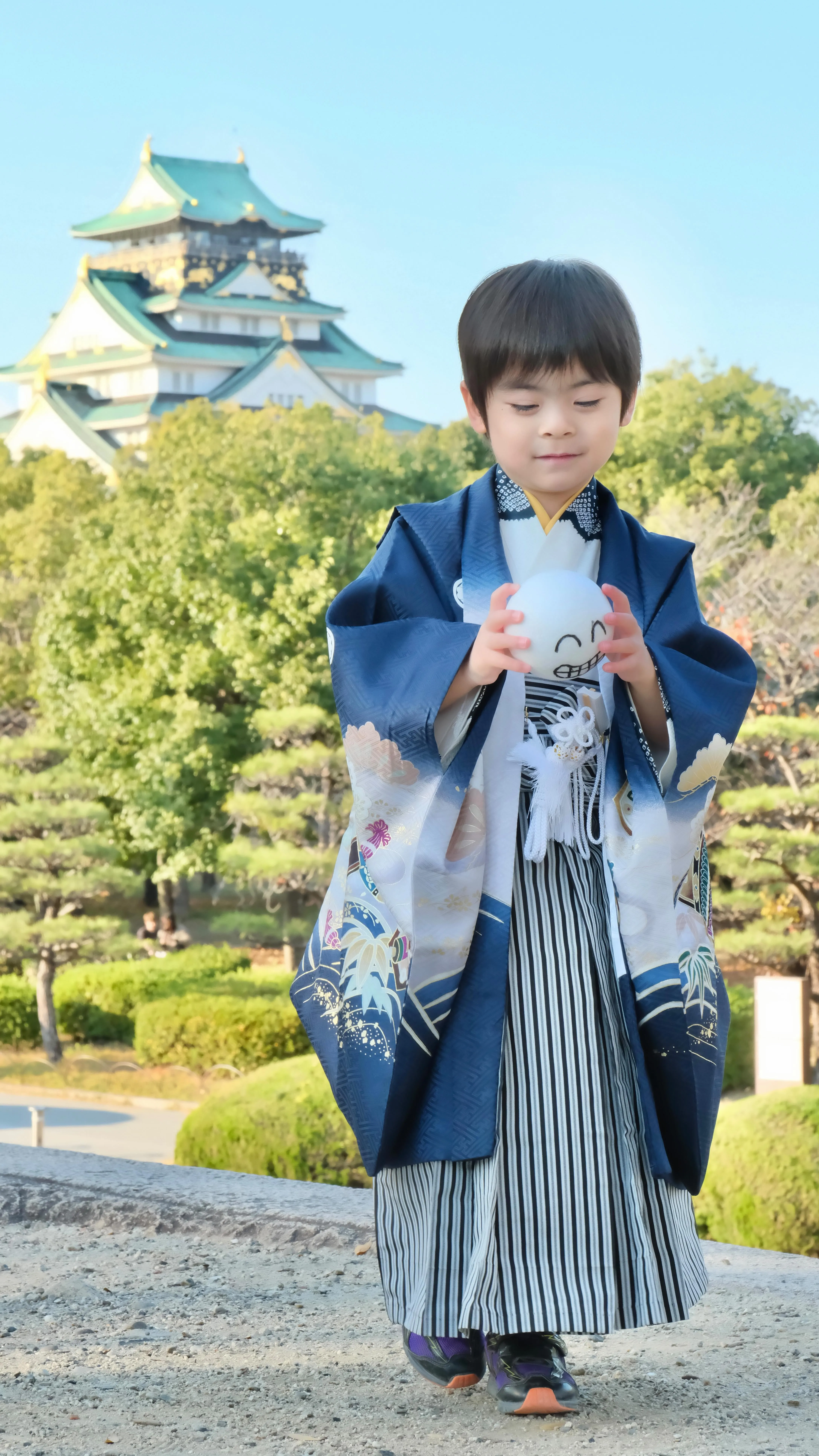 春日大社の七五三は女の子姉妹が着物姿で