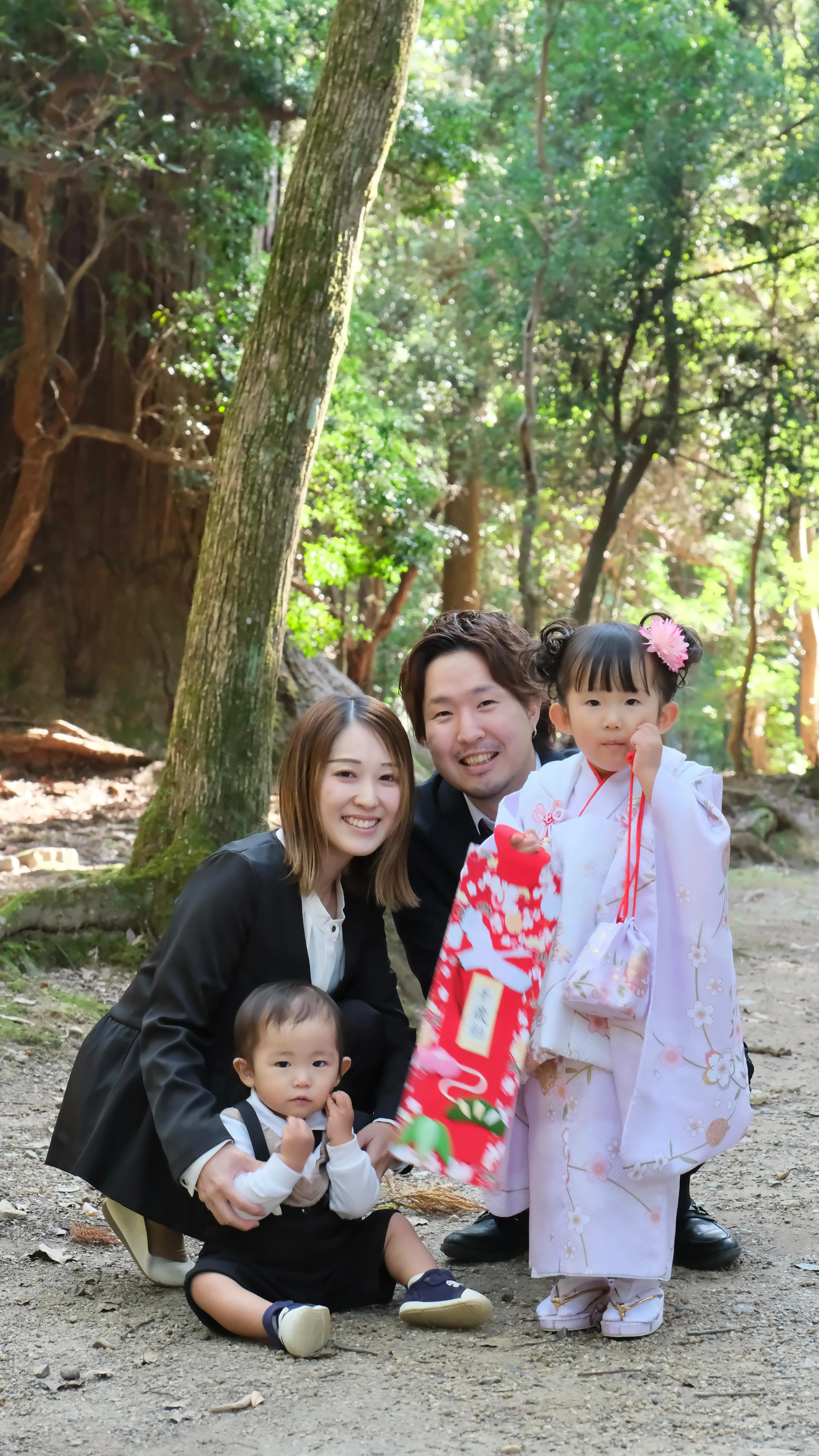 春日大社の七五三は3歳女の子とお散歩気分