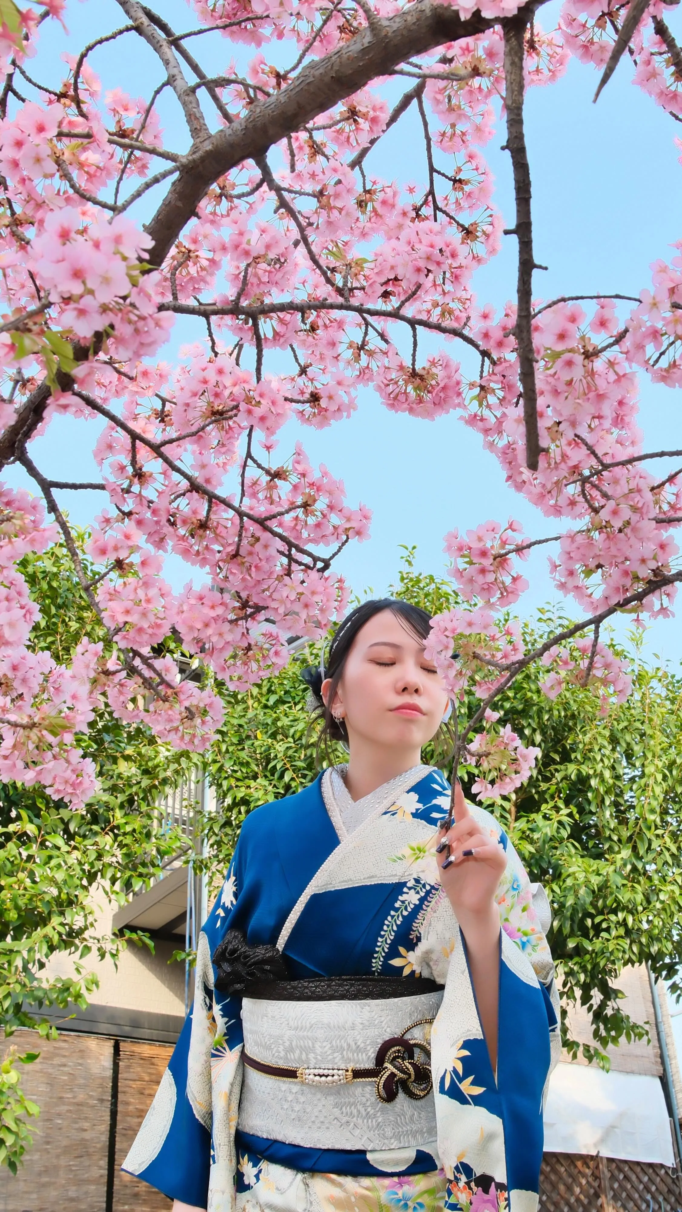 成人式の振袖を鍵屋資料館で前撮り、後撮り